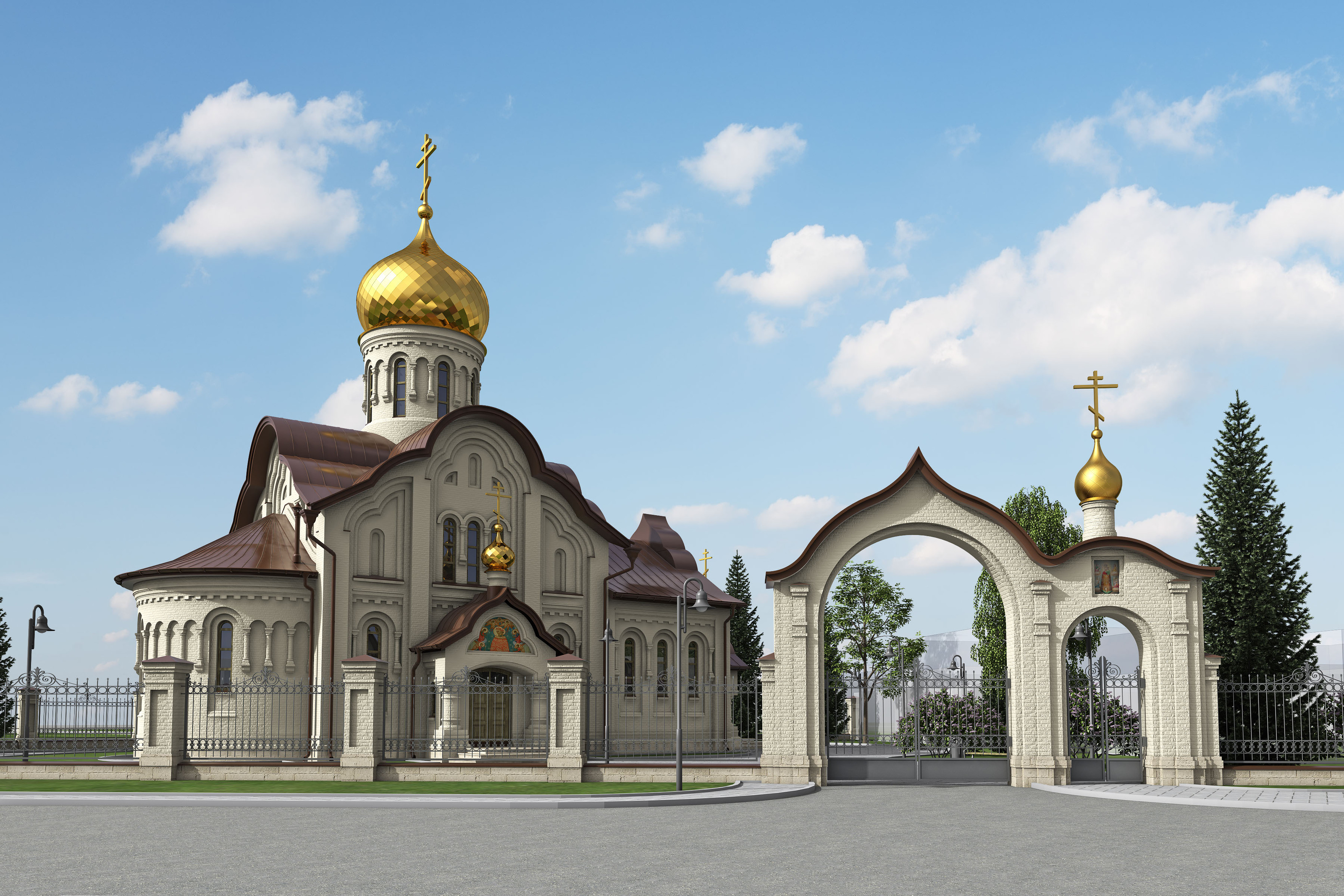 Храм в пос. Экодолье — Изображение №1 — 3D на Dprofile