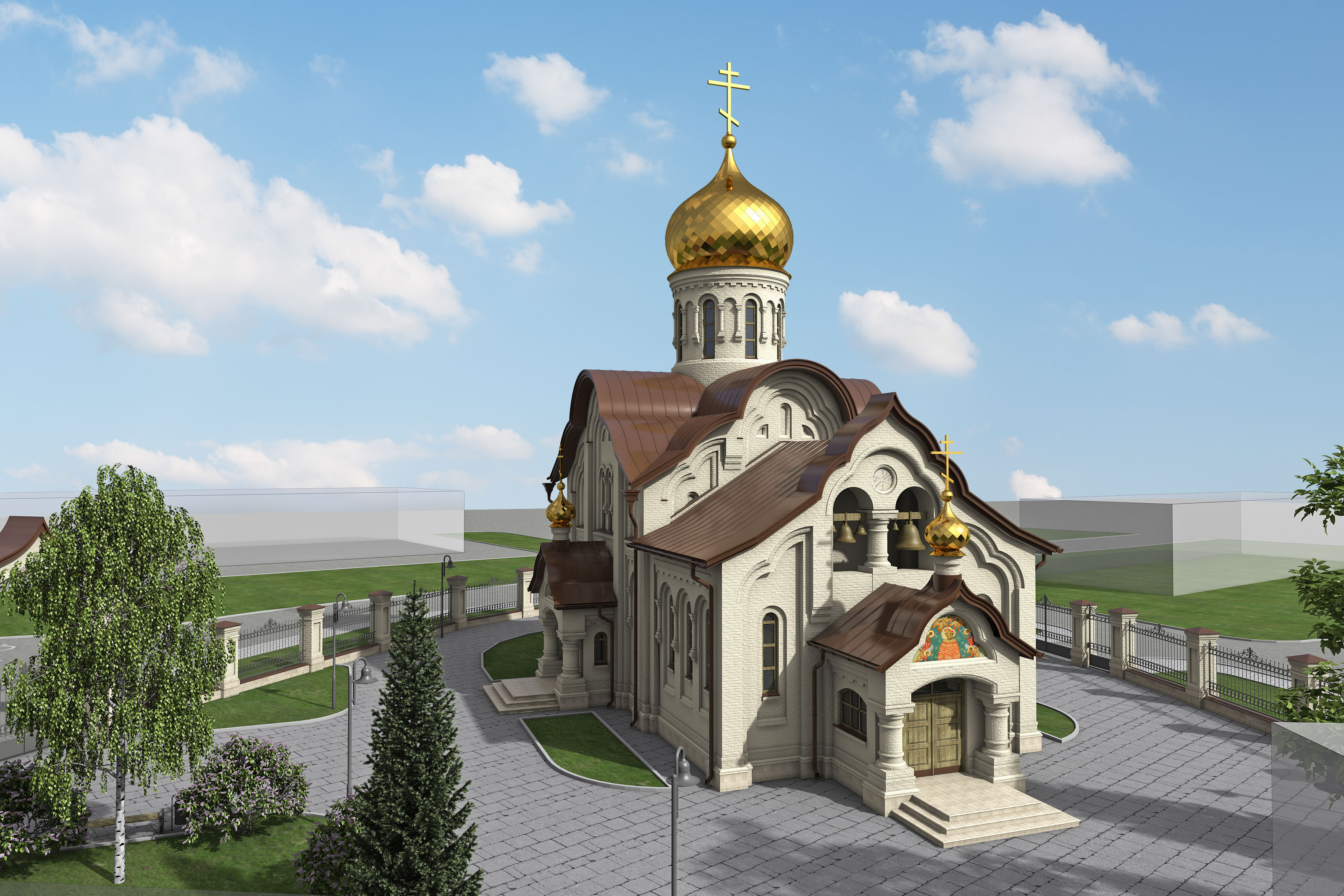 Храм в пос. Экодолье — Изображение №3 — 3D на Dprofile