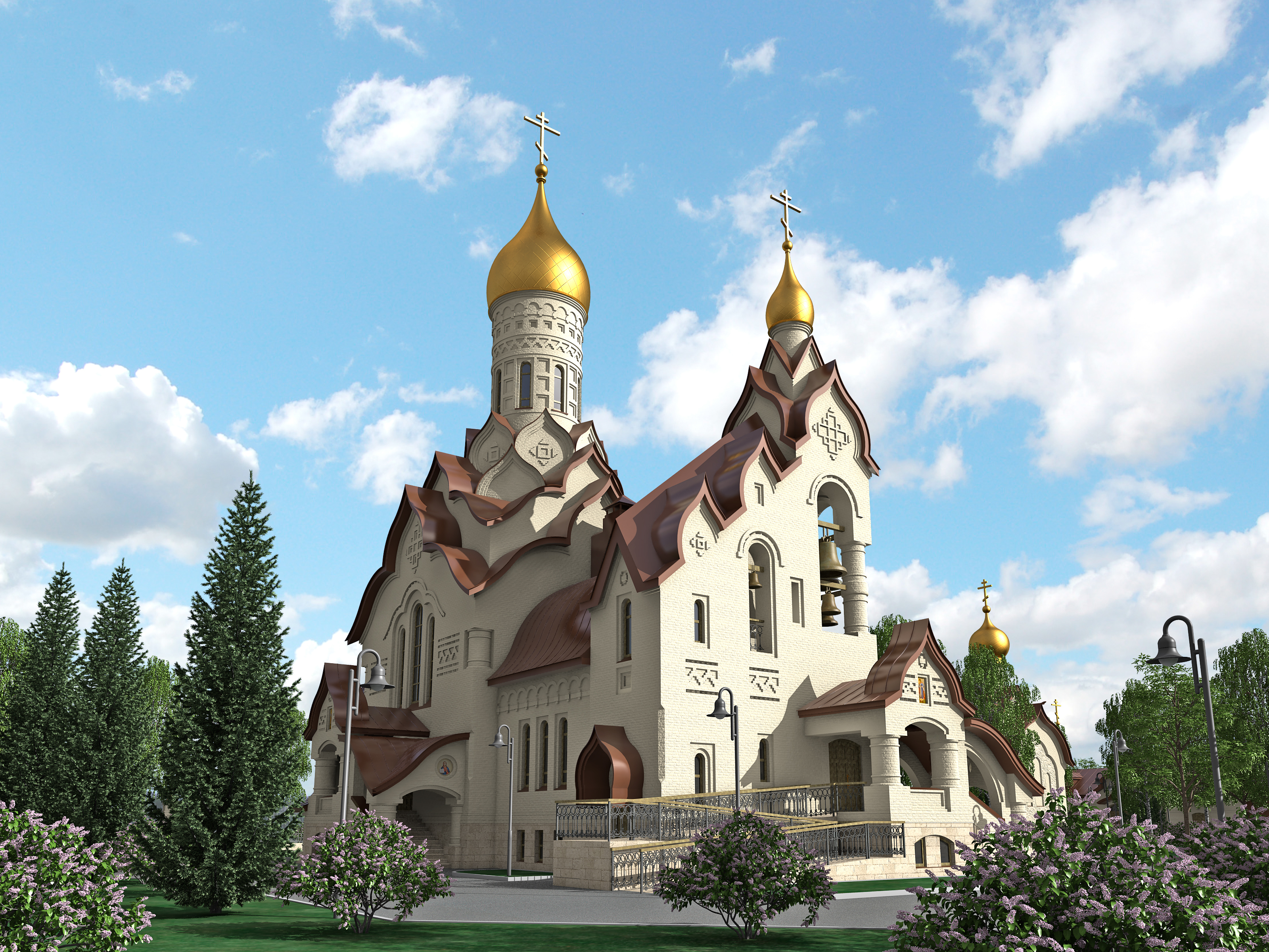 Храмовый комплекс в г. Сорочинске — Изображение №2 — 3D на Dprofile