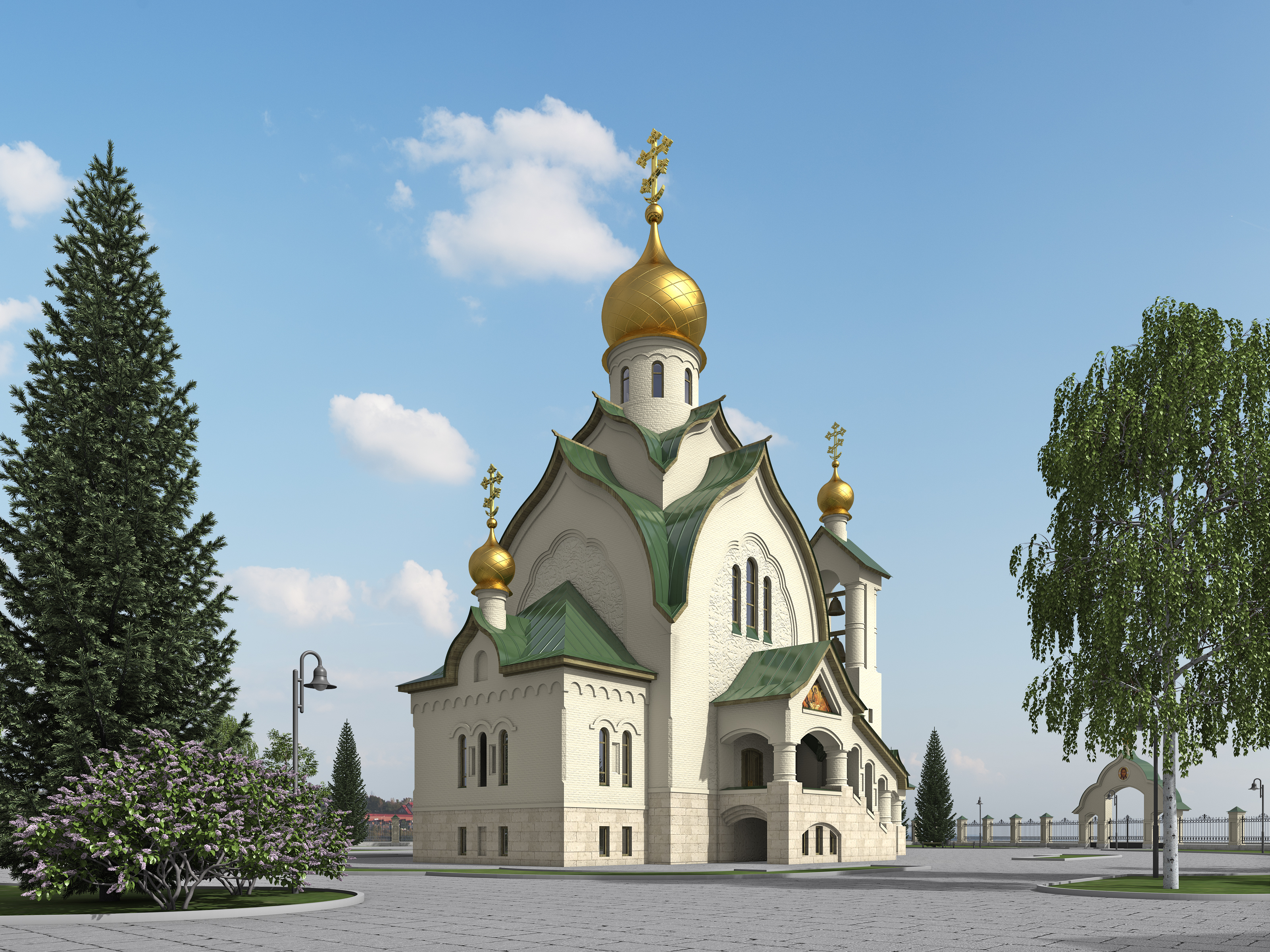 Храм Святой Троицы в г. Оренбурге — Изображение №4 — 3D на Dprofile