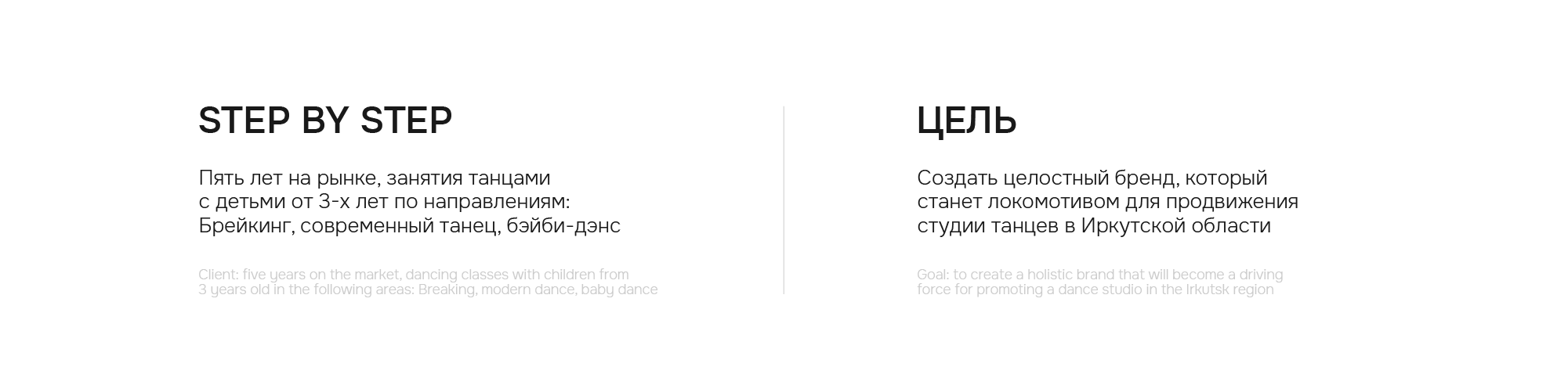 STEP BY STEP — Branding, interior — Изображение №2 — Брендинг, 3D на Dprofile