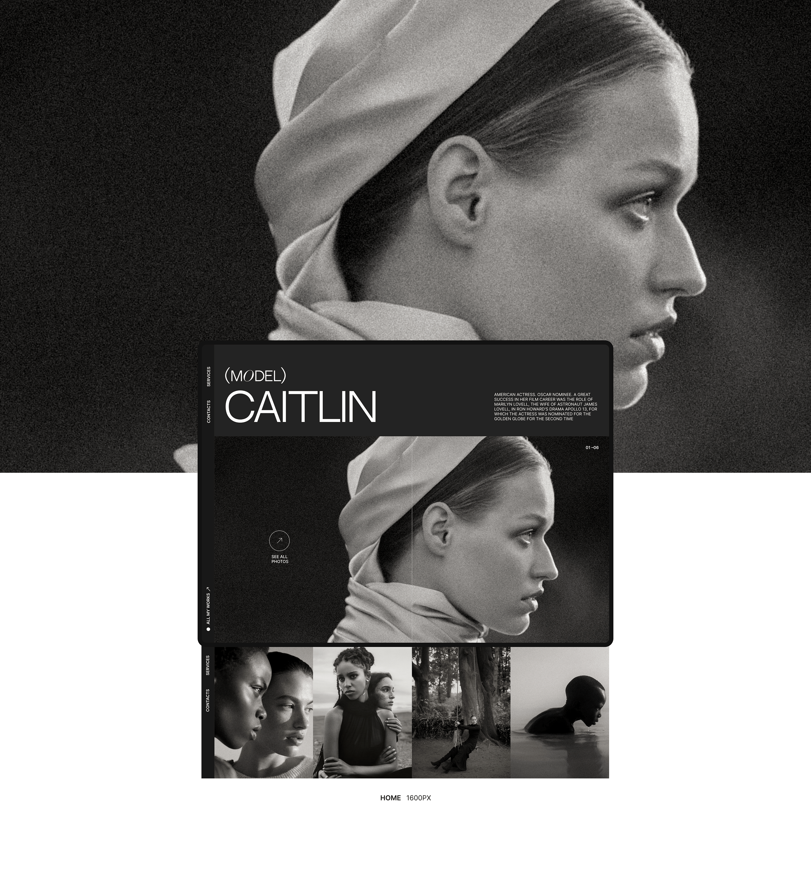 FASHION PHOTOGRAPHER ISABELLE REMI WEBDESIGN CONCEPT — Изображение №8 — Интерфейсы на Dprofile