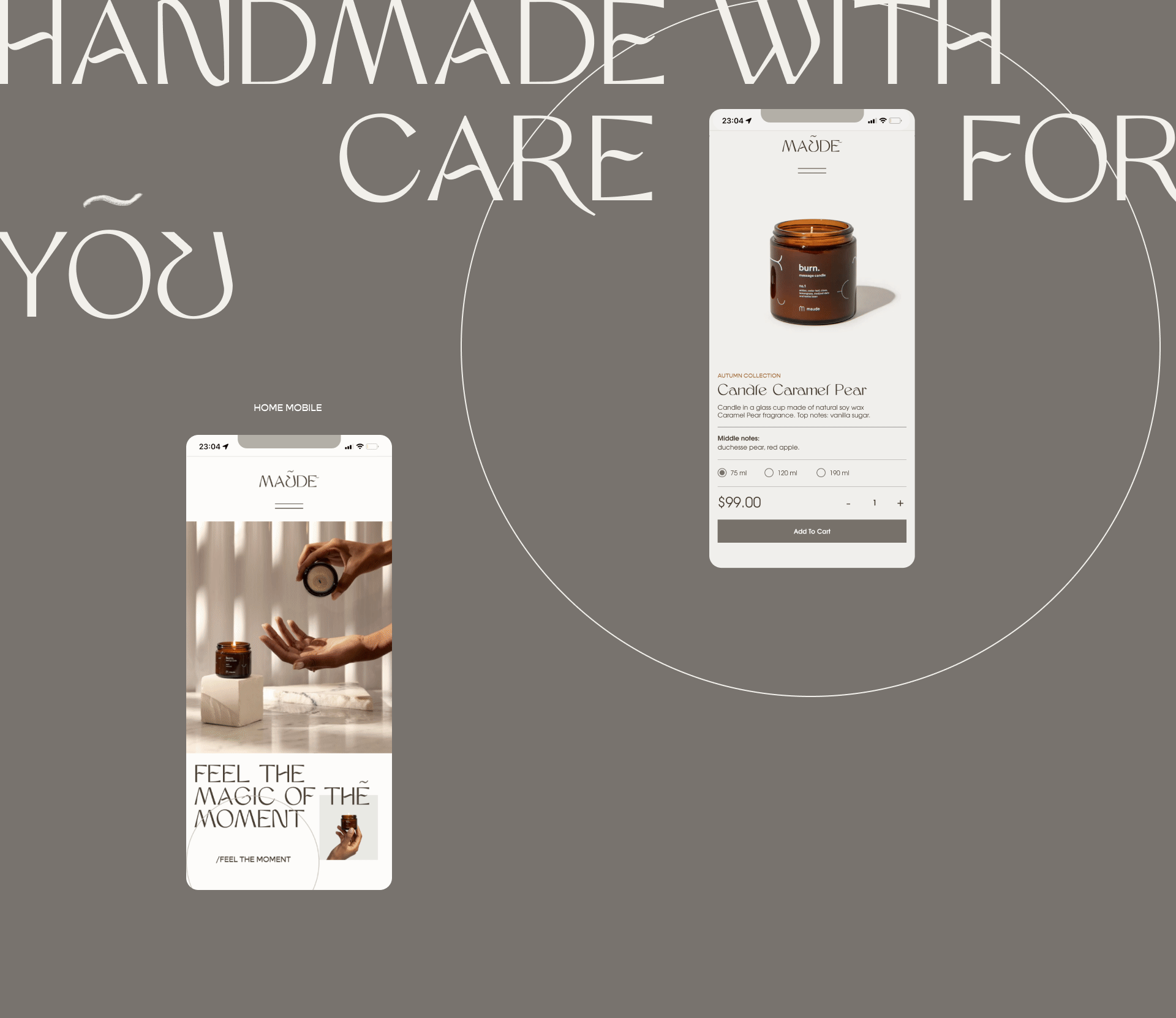 Maude Candles — Изображение №8 — Интерфейсы на Dprofile