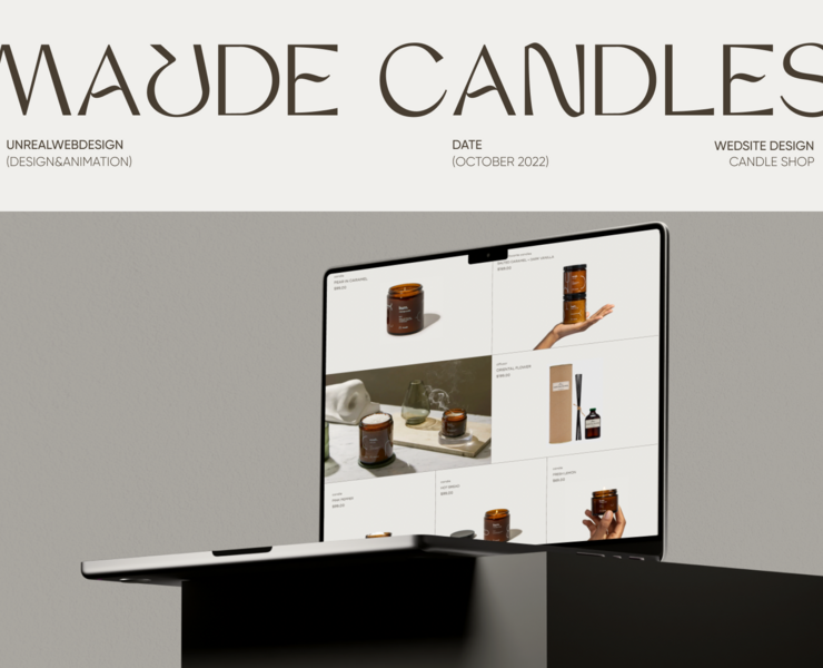 Maude Candles — Интерфейсы на Dprofile