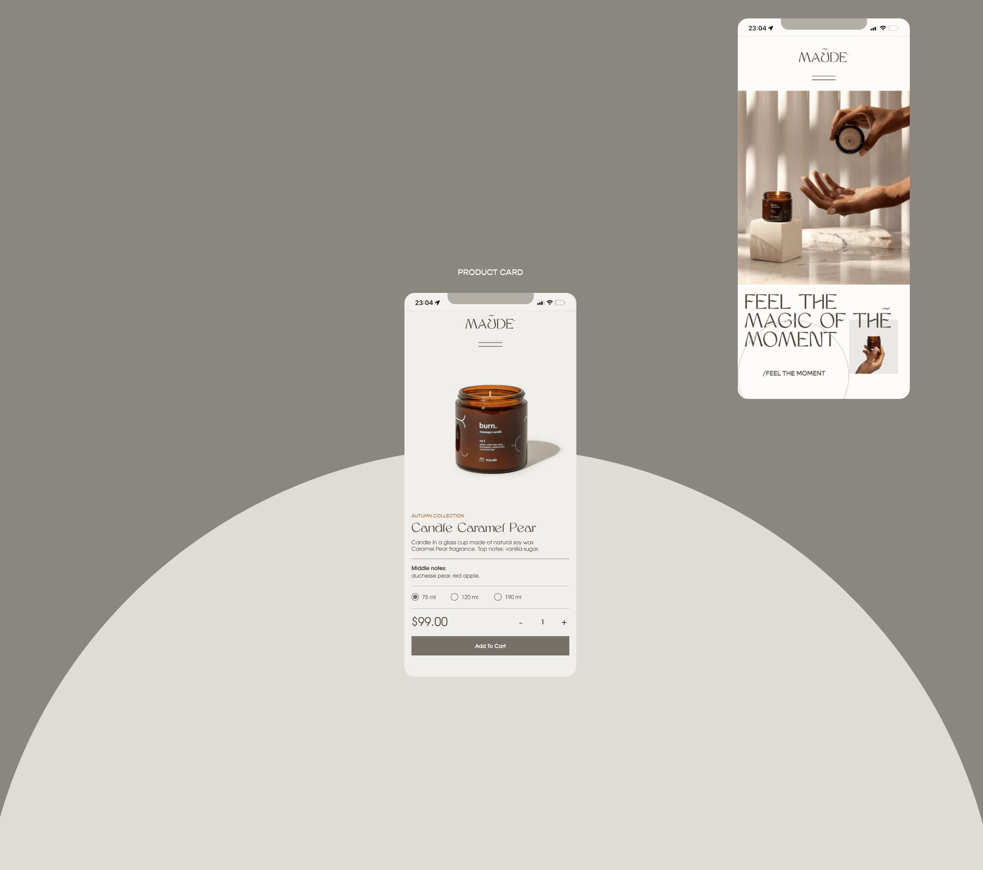 Maude Candles — Изображение №6 — Интерфейсы на Dprofile
