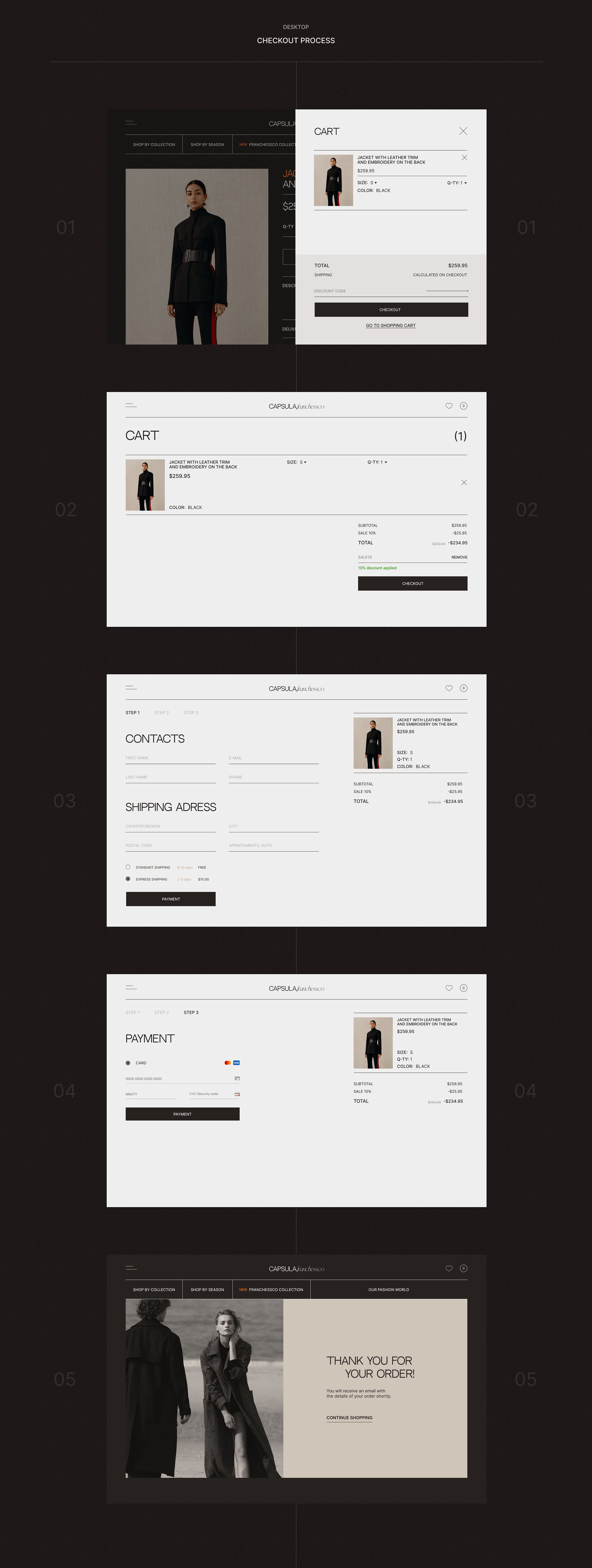 CAPSULE FRANCHESSCO clothing store concept — Изображение №17 — Интерфейсы на Dprofile