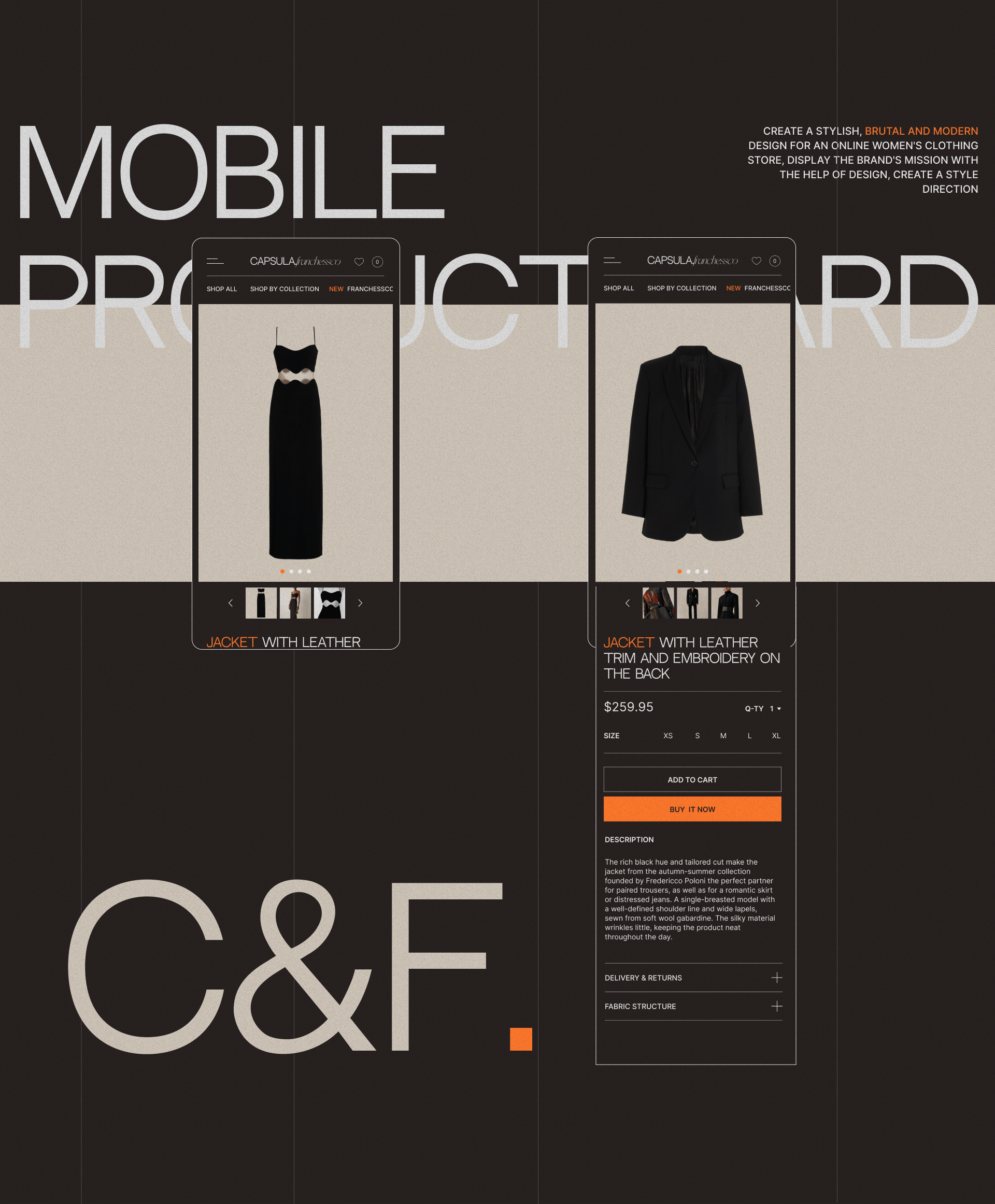 CAPSULE FRANCHESSCO clothing store concept — Изображение №12 — Интерфейсы на Dprofile