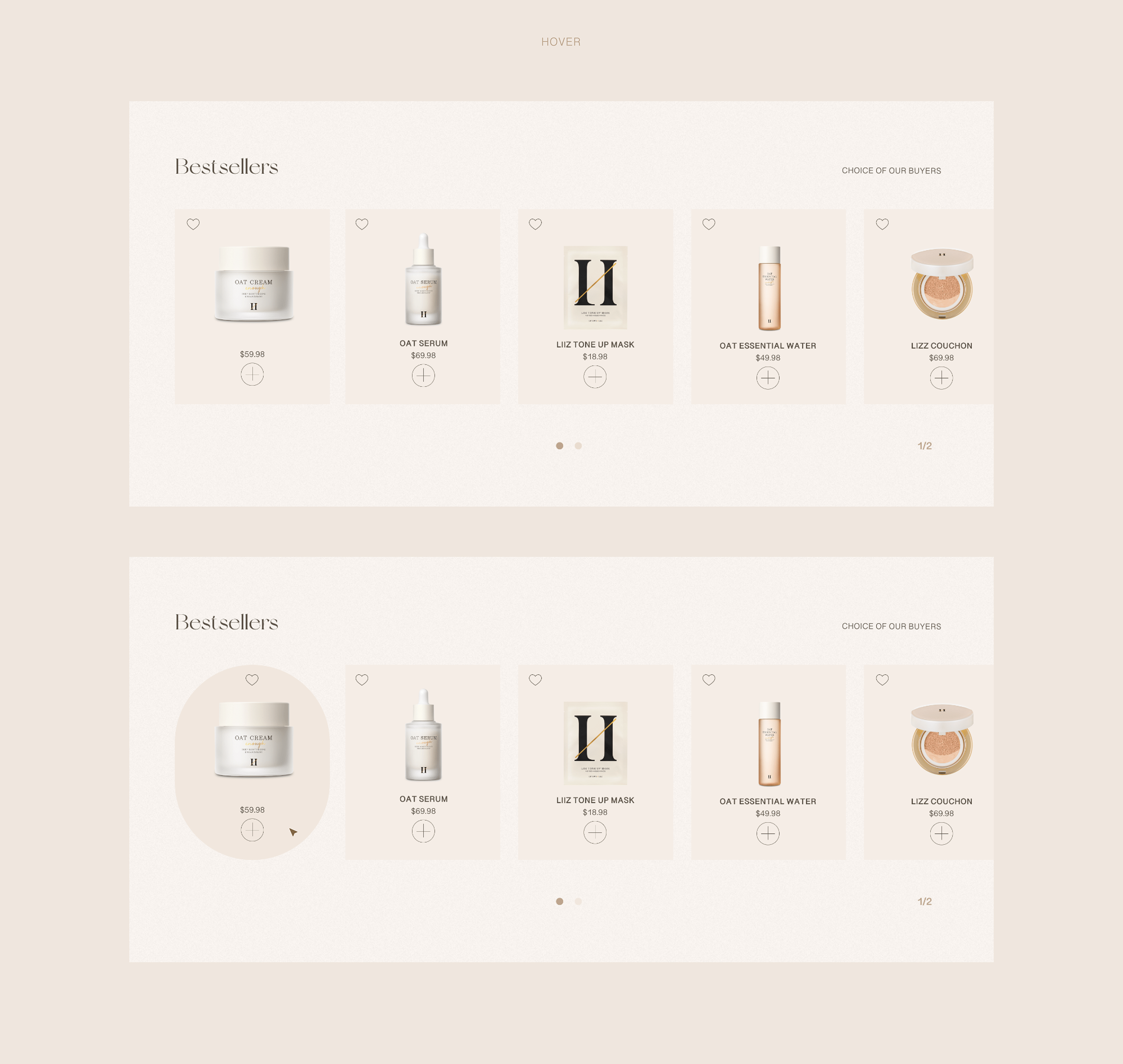 E-COMMERSE Organic Korean cosmetics online store — Изображение №6 — Интерфейсы на Dprofile