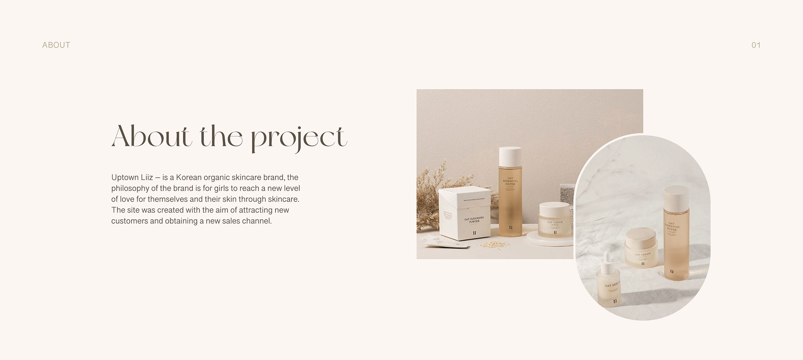 E-COMMERSE Organic Korean cosmetics online store — Изображение №2 — Интерфейсы на Dprofile