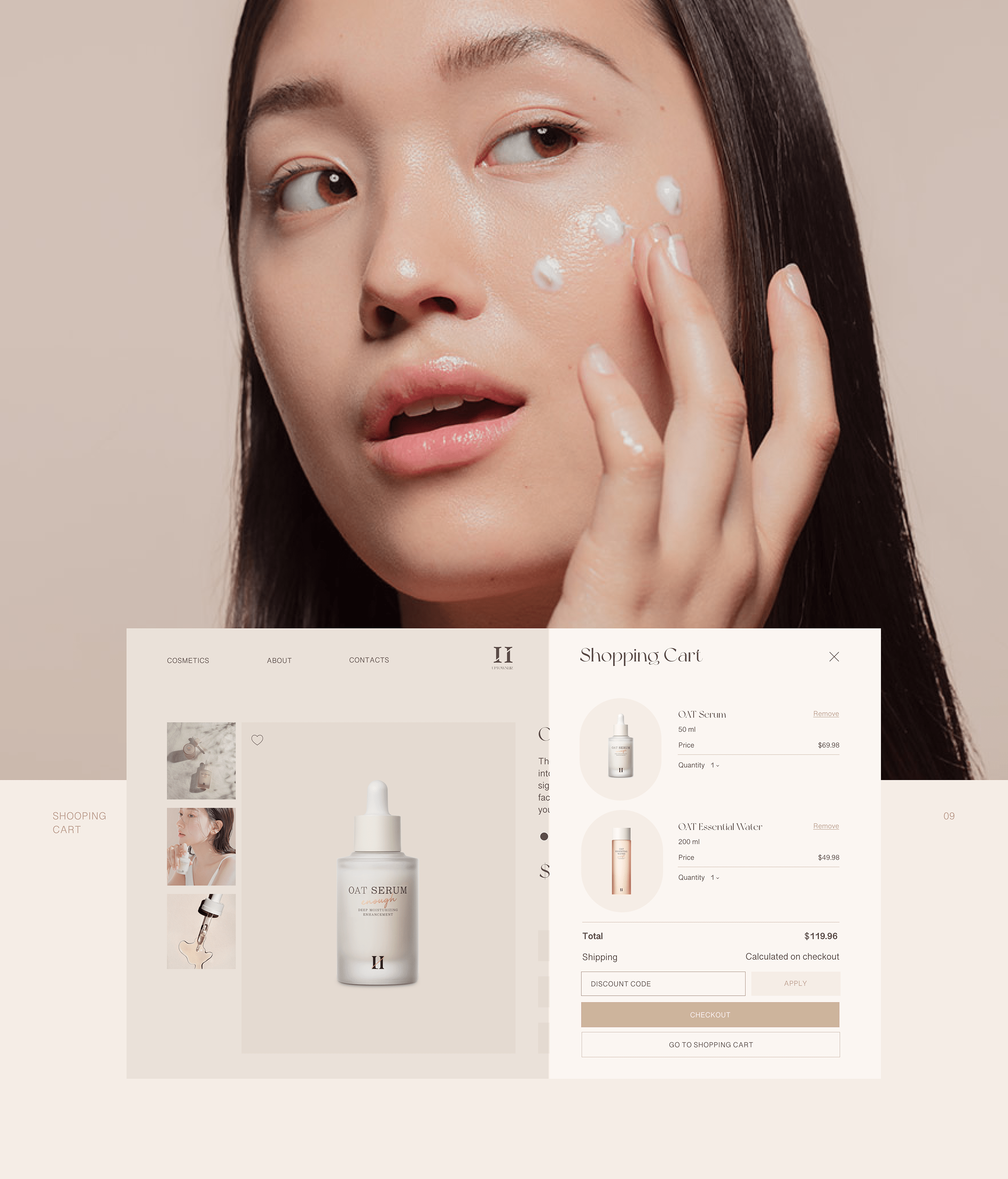 E-COMMERSE Organic Korean cosmetics online store — Изображение №11 — Интерфейсы на Dprofile