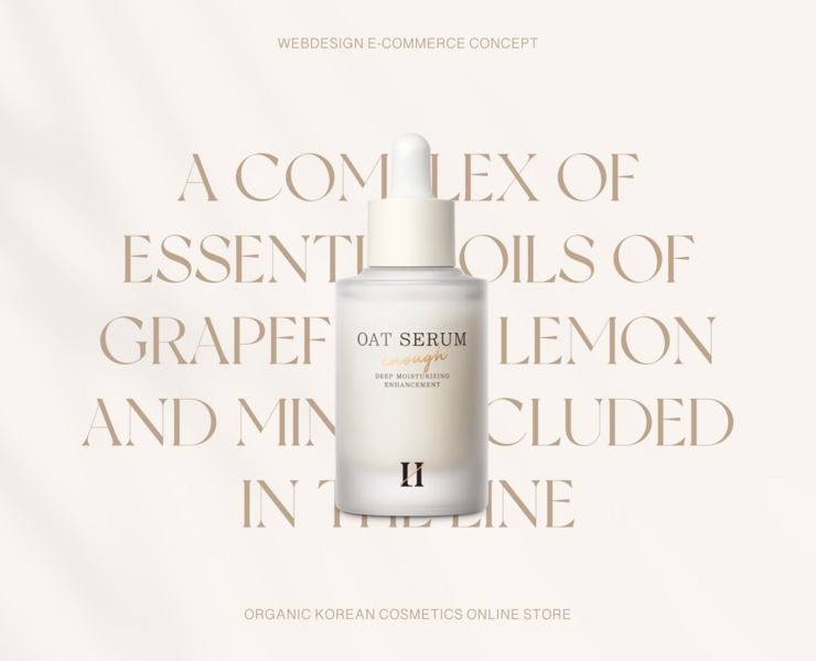 E-COMMERSE Organic Korean cosmetics online store — Интерфейсы на Dprofile