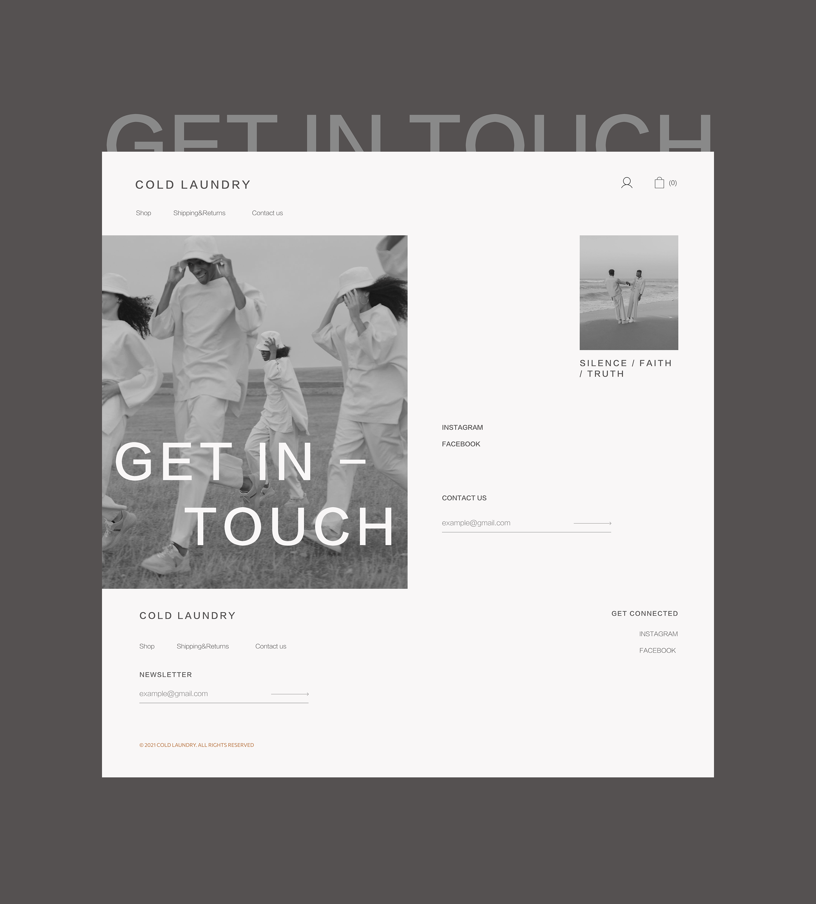 COLD LAUDRY E-COMMERCE WEBDESIGN CONCEPT — Изображение №13 — Интерфейсы на Dprofile