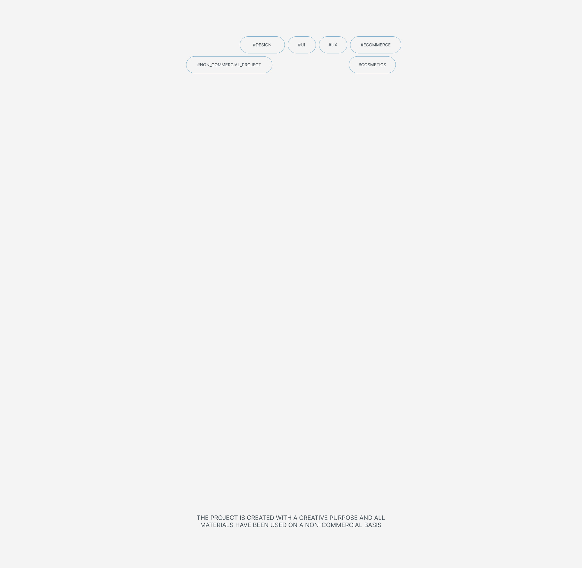 i'mele skincare cosmetics webdesign concept — Изображение №1 — Интерфейсы на Dprofile