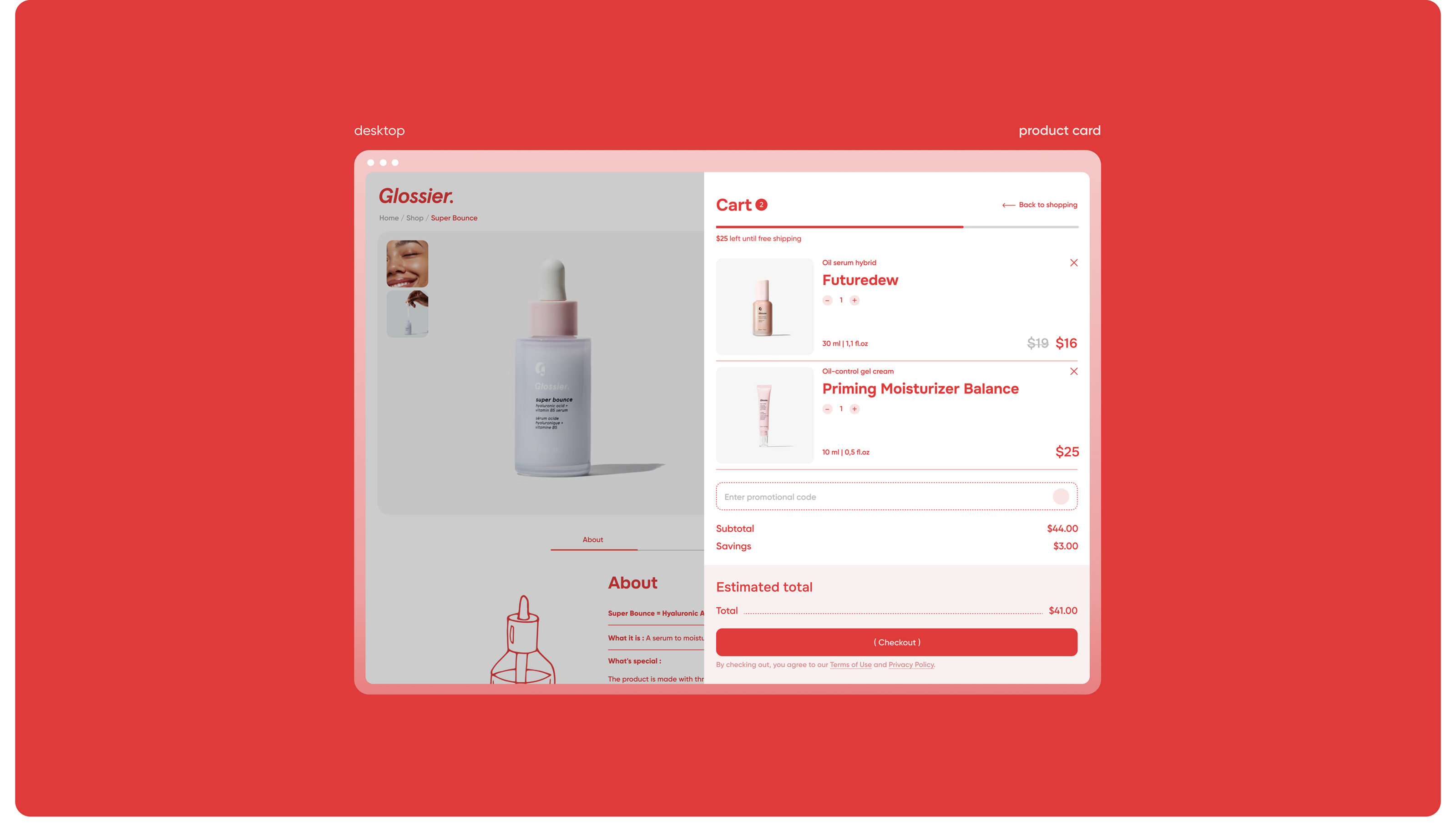 Cosmetics shop webdesign e-commerce beauty concept — Изображение №12 — Интерфейсы, Брендинг на Dprofile