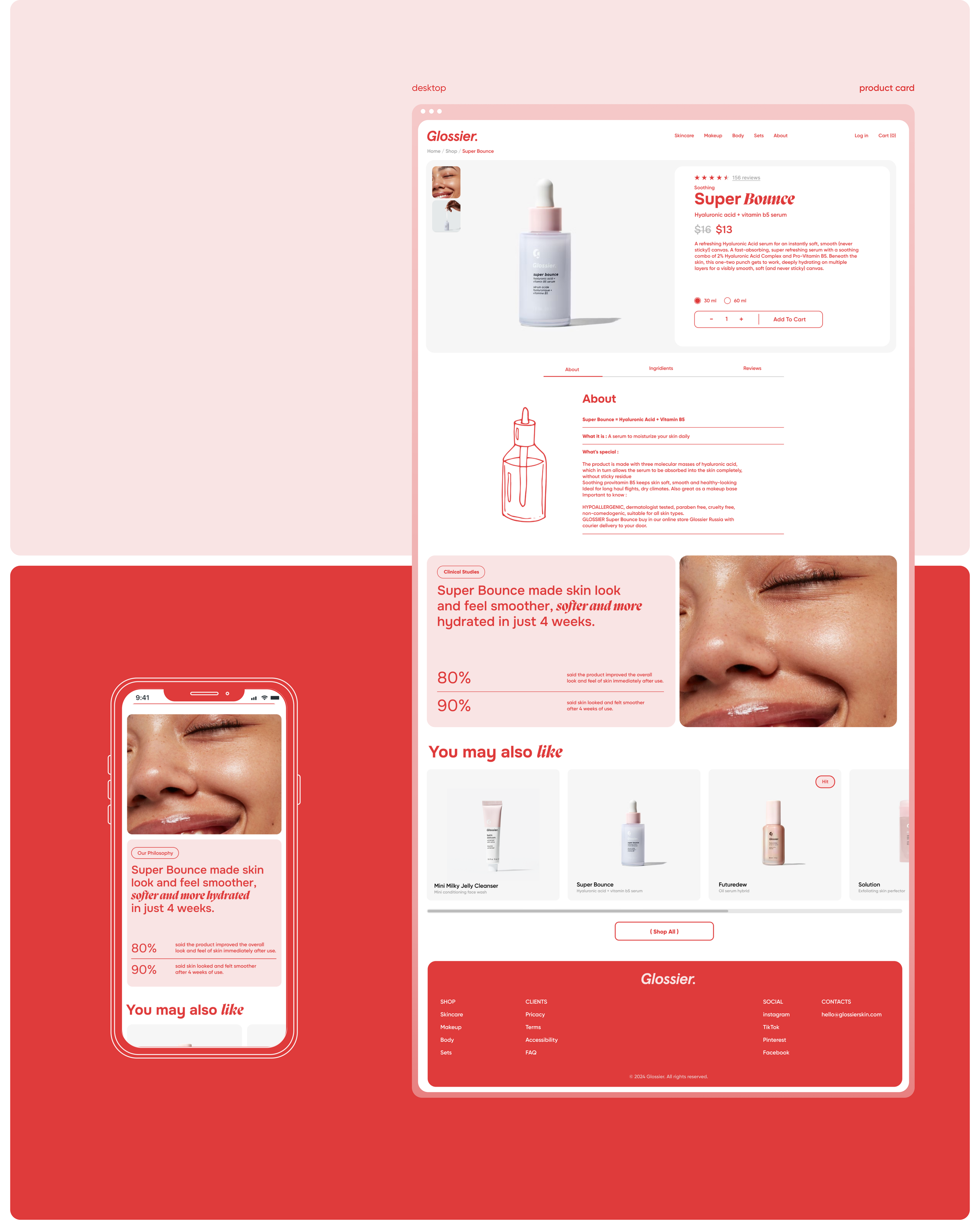 Cosmetics shop webdesign e-commerce beauty concept — Изображение №11 — Интерфейсы, Брендинг на Dprofile
