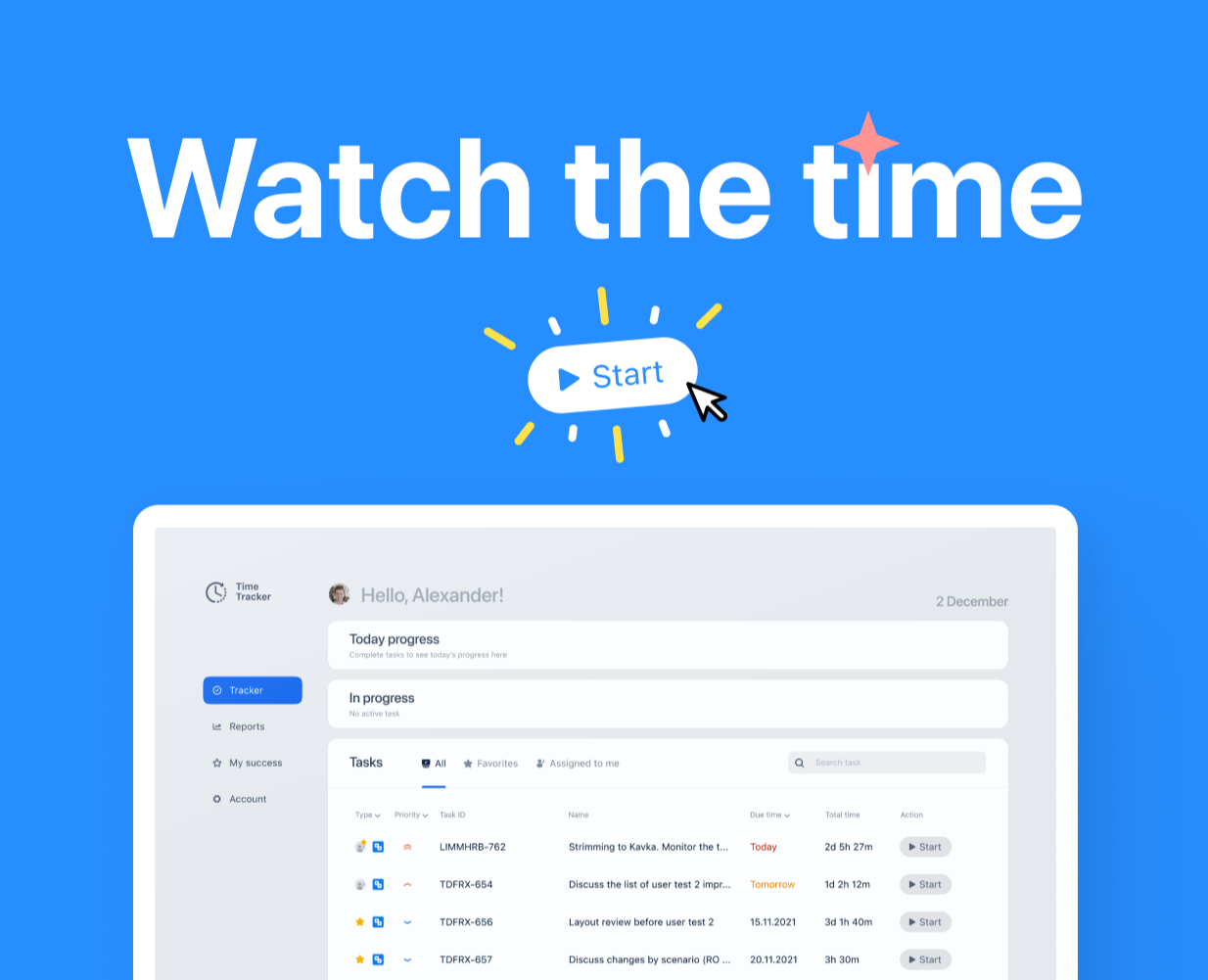 Time Tracker for Jira - Web service UX/UI — Интерфейсы на Dprofile