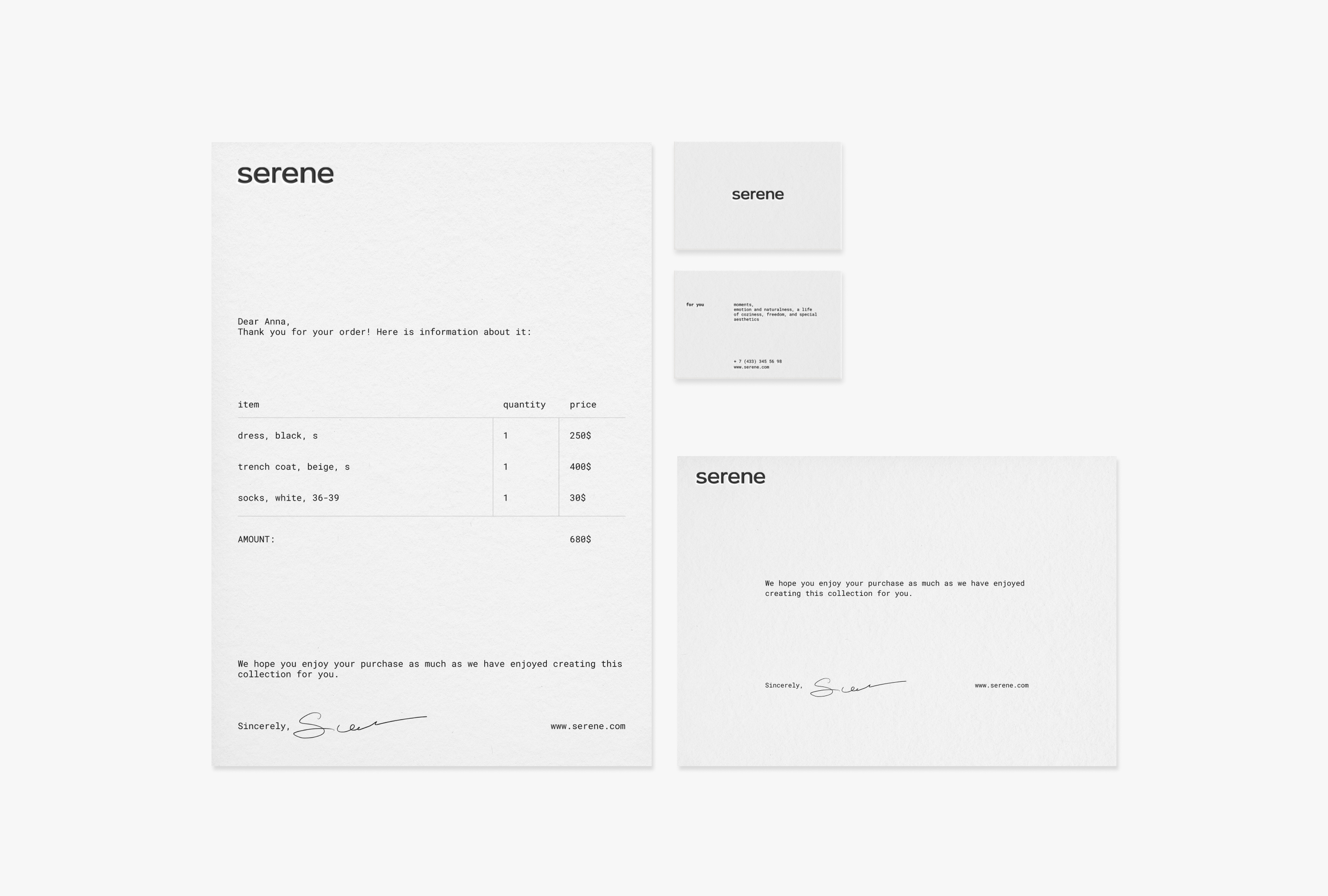 serene — Изображение №2 — Брендинг на Dprofile