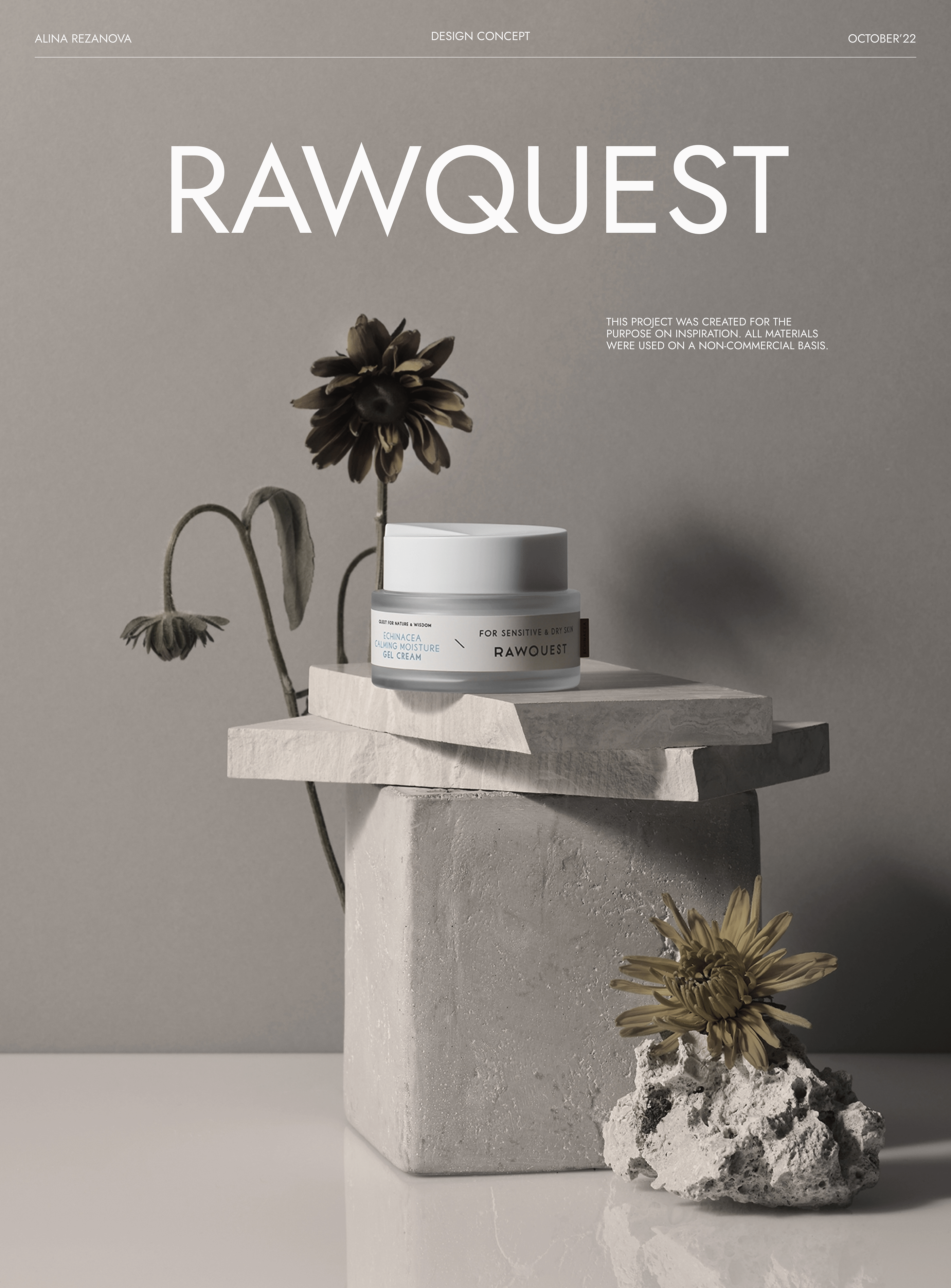 RAWQUEST - design concept — Изображение №1 — Интерфейсы, Брендинг, Анимация на Dprofile