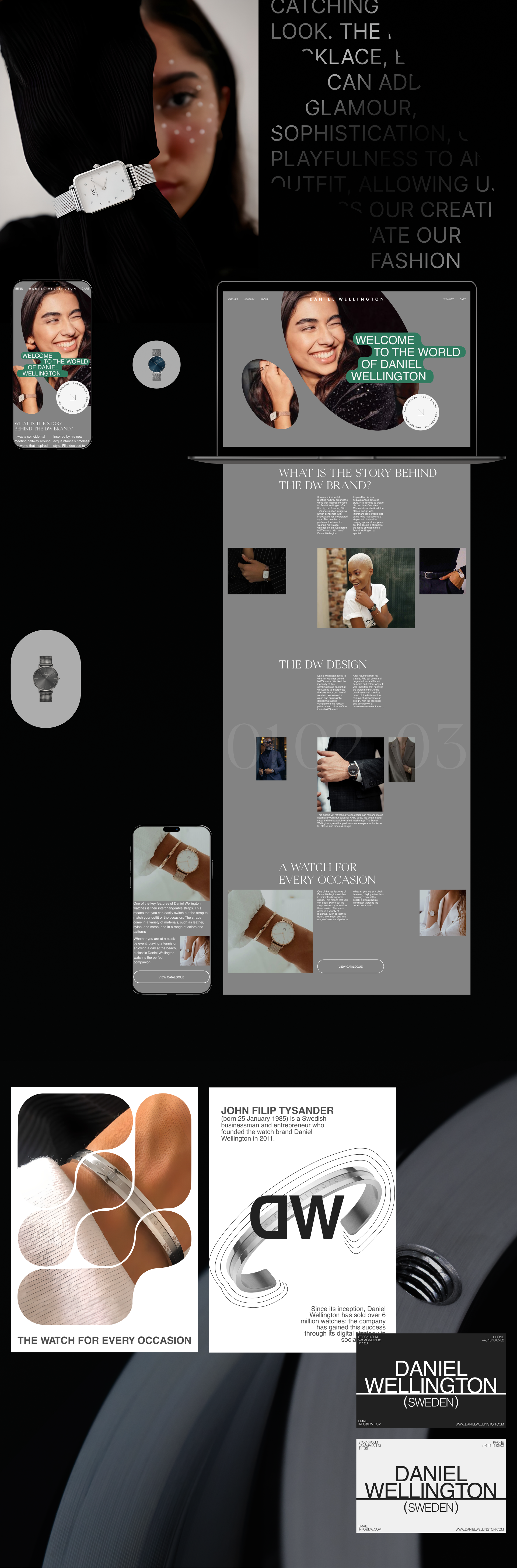 Daniel Wellington | E-commerce redesign — Изображение №7 — Интерфейсы, Брендинг на Dprofile
