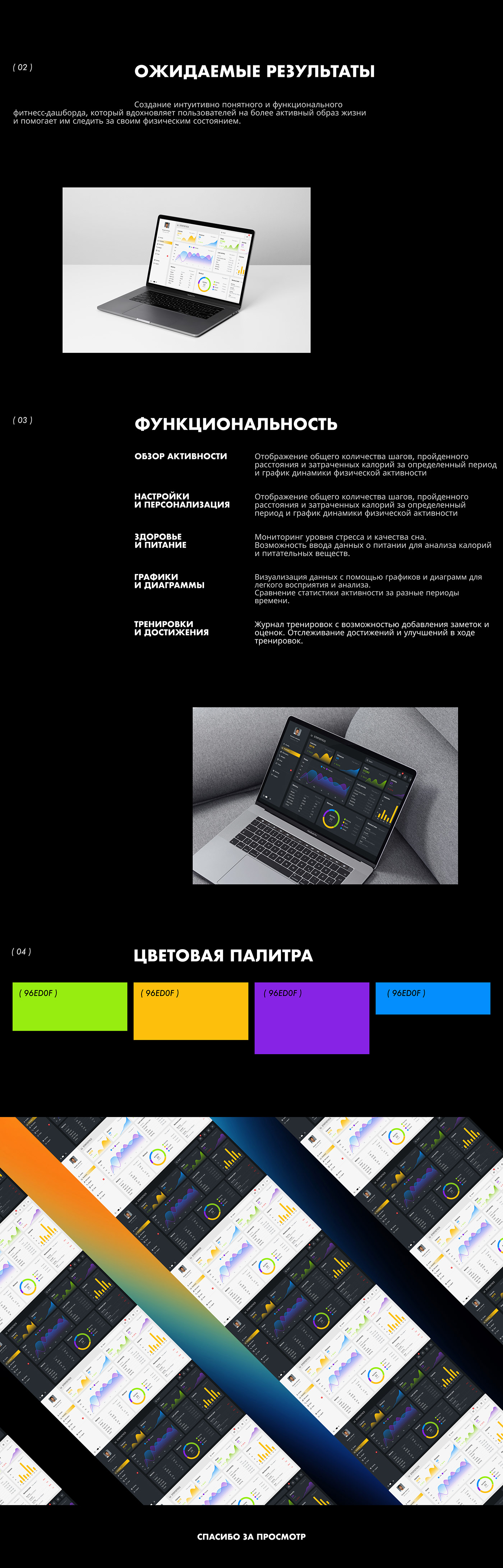Fitness Insights Dashboard — Изображение №2 — Интерфейсы, Графика на Dprofile