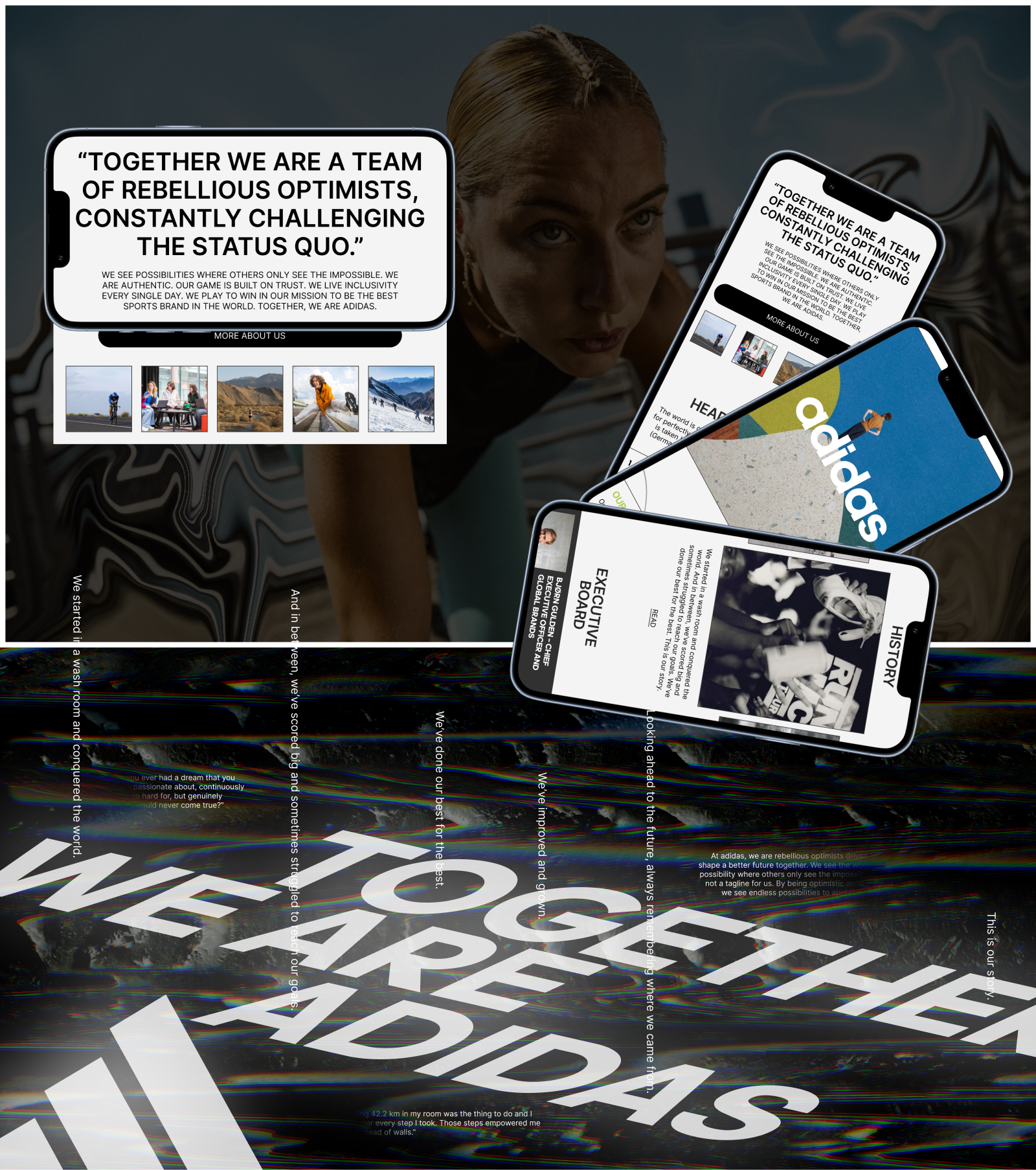 Adidas Group | Corporate website redesign — Изображение №5 — Интерфейсы на Dprofile