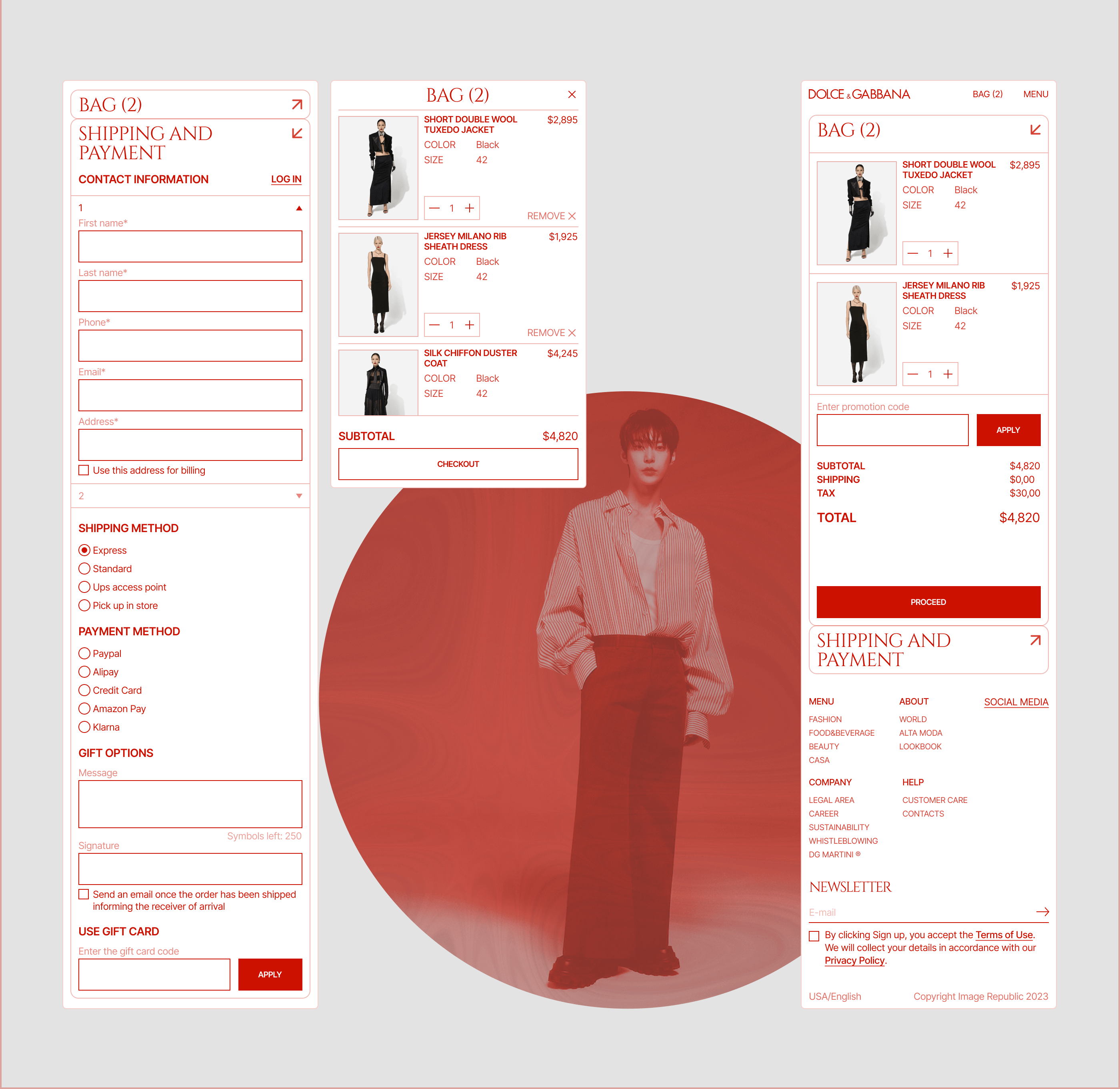 Dolce&Gabbana | E-Commerce — Изображение №12 — Интерфейсы на Dprofile