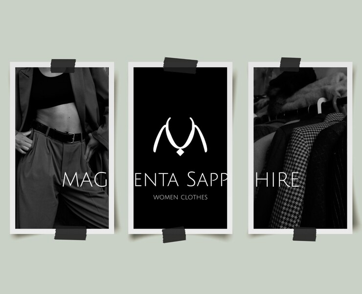 MAGENTA SAPPHIRE | LOGO FOR CLOTHING BRAND — Брендинг на Dprofile