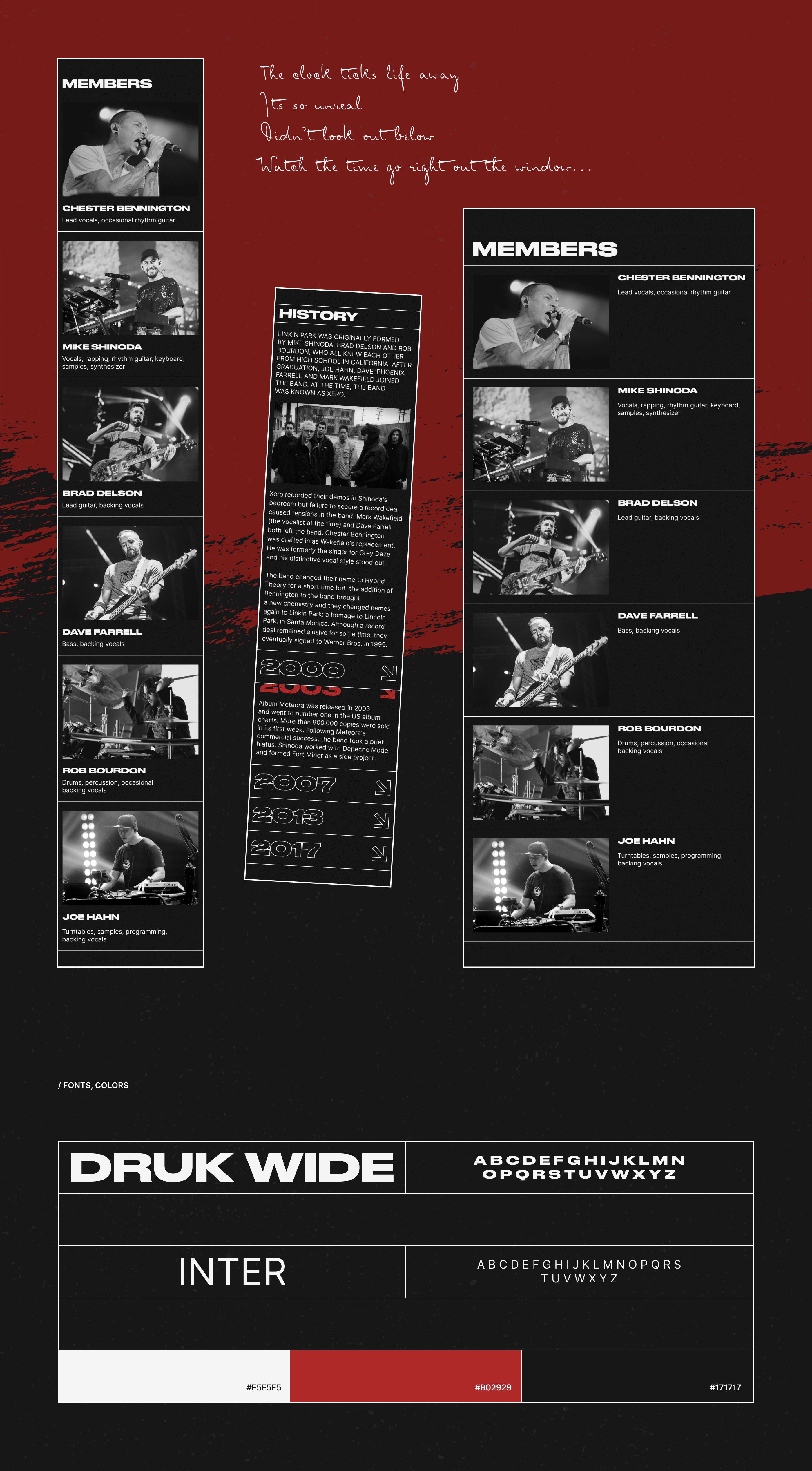 LINKIN PARK - New Website — Изображение №7 — Интерфейсы на Dprofile
