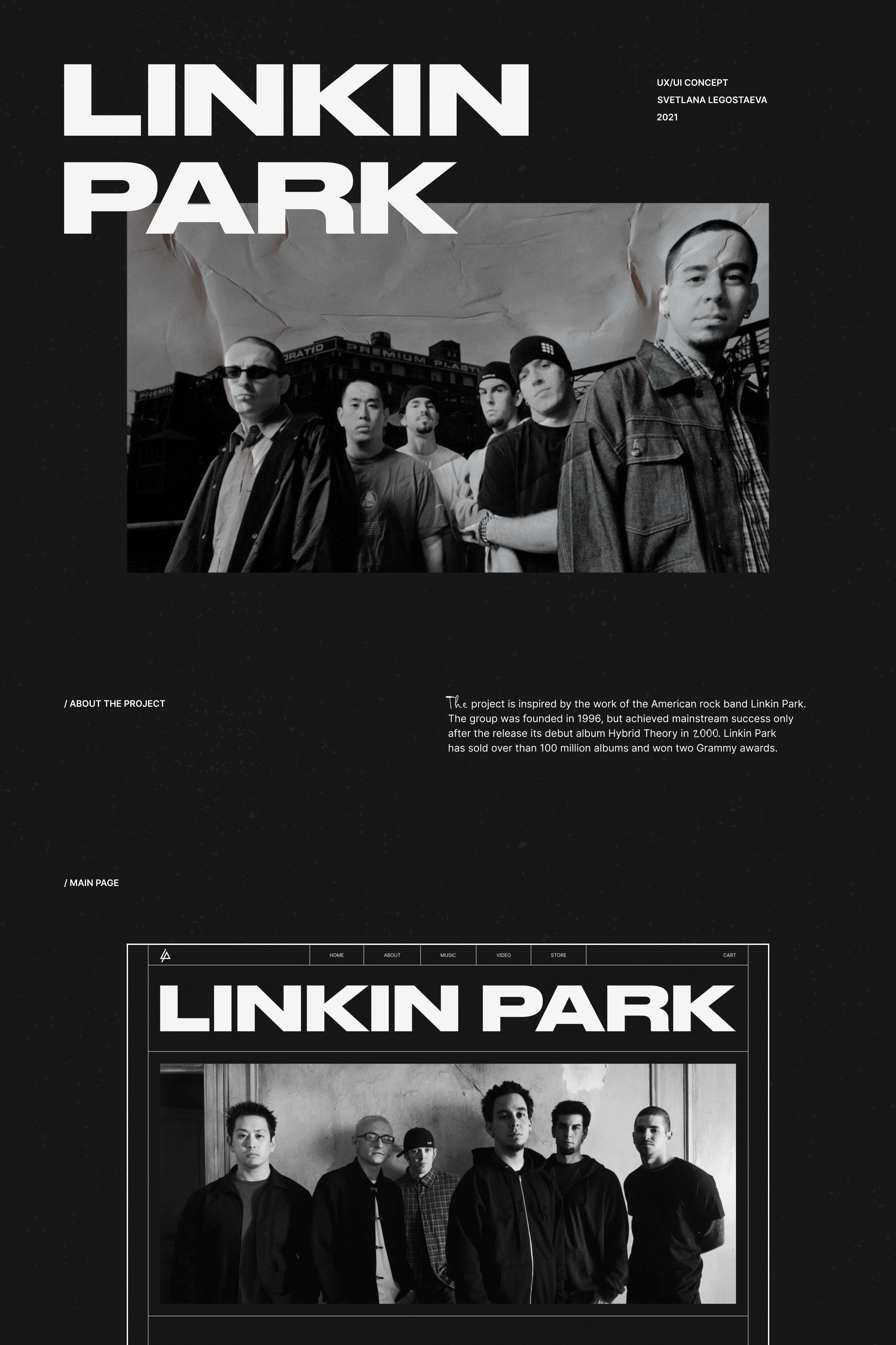 LINKIN PARK - New Website — Изображение №1 — Интерфейсы на Dprofile