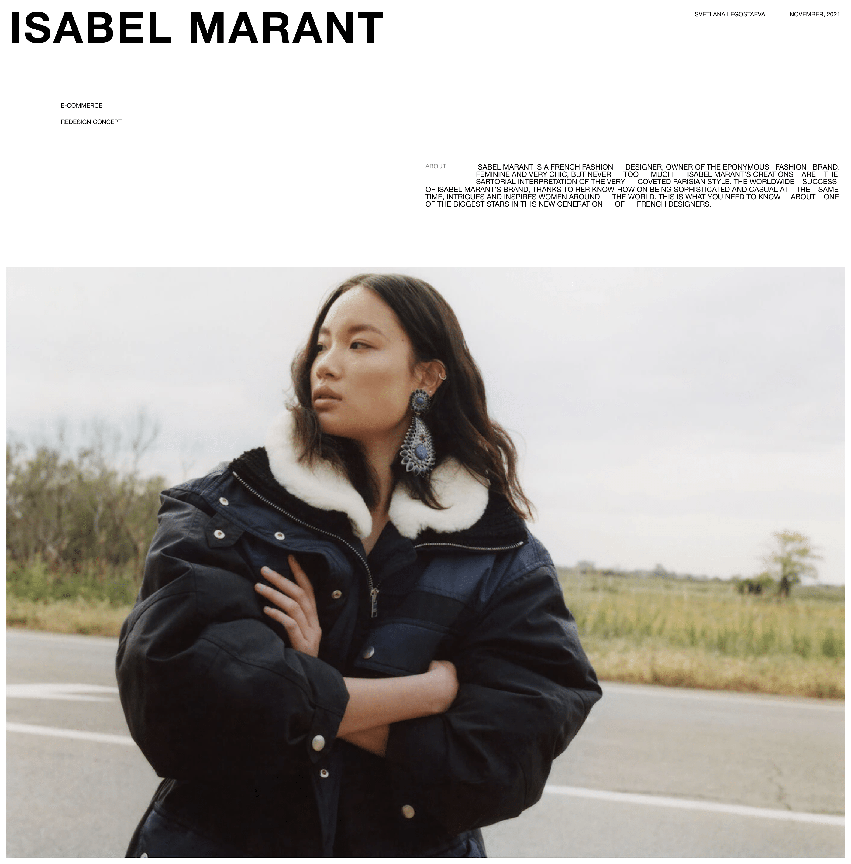 ISABEL MARANT - Online Store — Изображение №1 — Интерфейсы на Dprofile