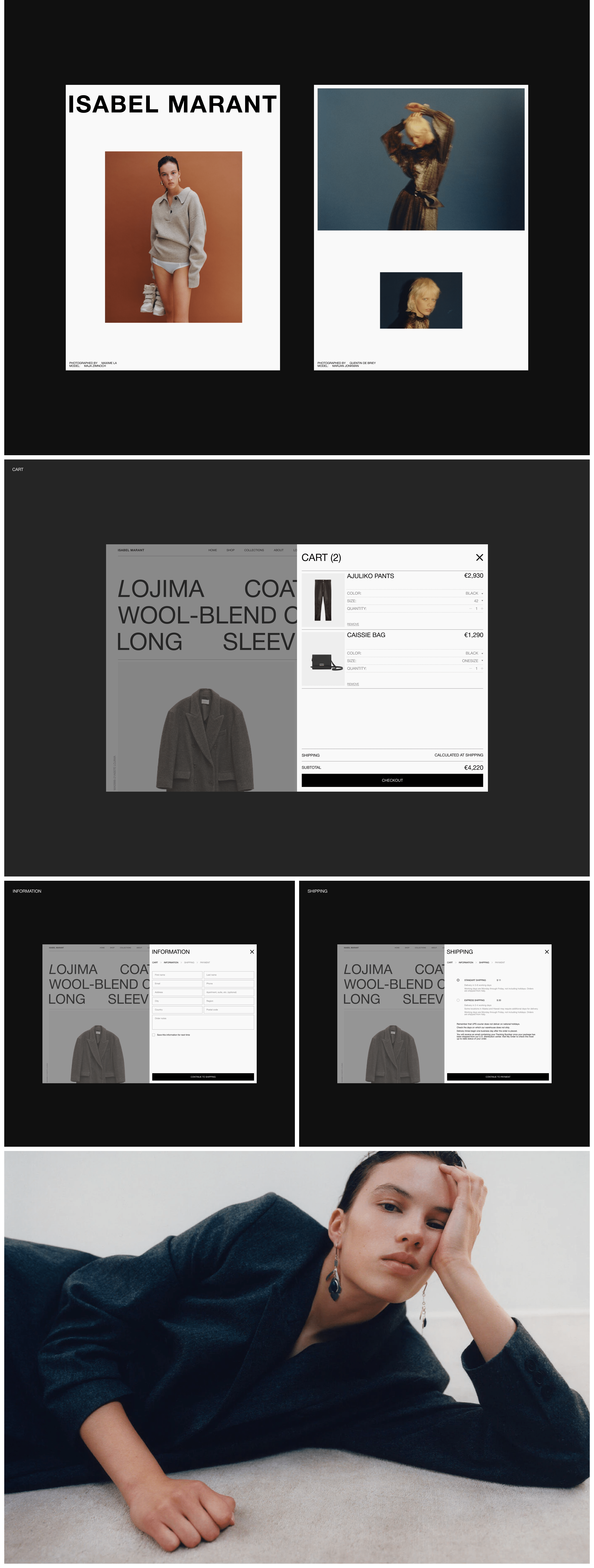 ISABEL MARANT - Online Store — Изображение №7 — Интерфейсы на Dprofile