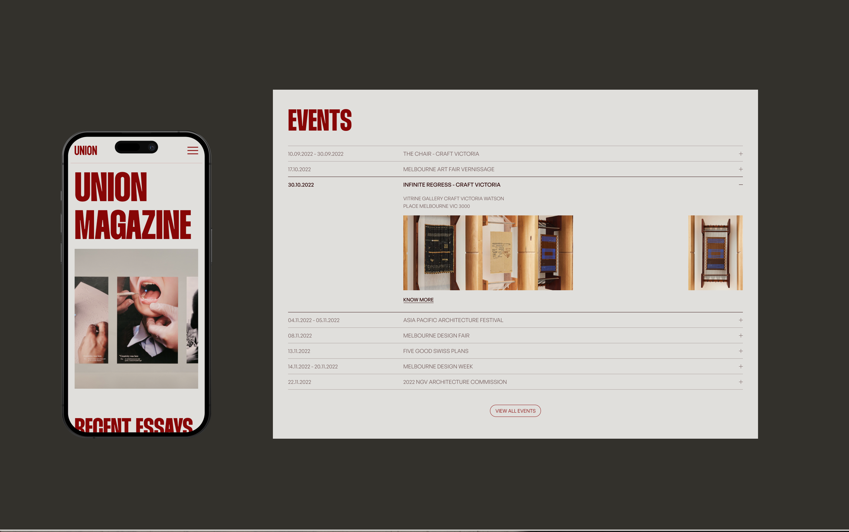 UNION MAGAZINE - Redesign Concept — Изображение №3 — Интерфейсы на Dprofile