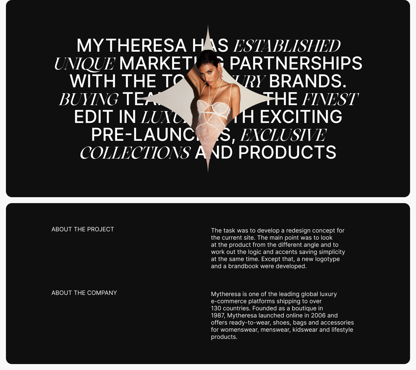 MYTHERESA | E-commerce redesign — Изображение №2 — Интерфейсы, Брендинг на Dprofile