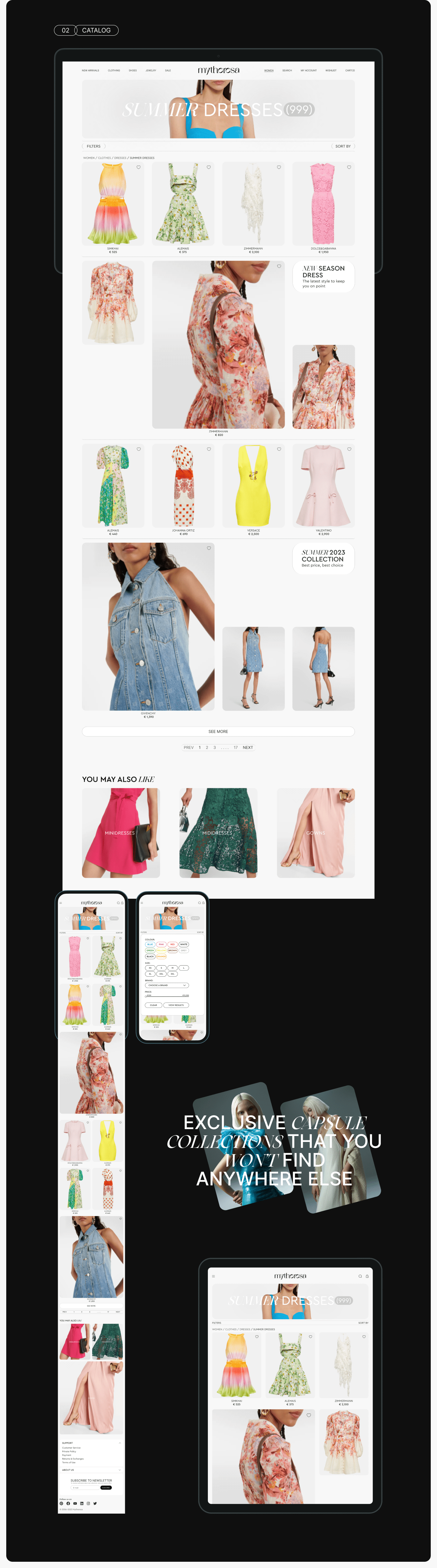 MYTHERESA | E-commerce redesign — Изображение №5 — Интерфейсы, Брендинг на Dprofile