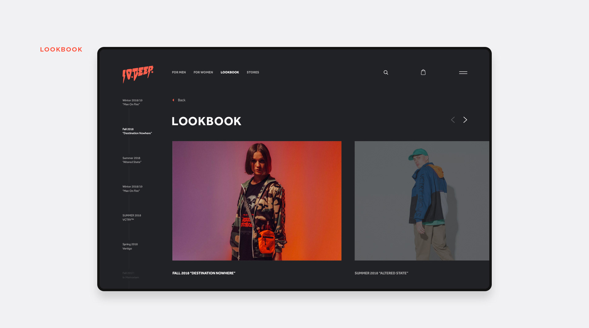 10.DEEP | redesign online shop — Изображение №9 — Интерфейсы, Брендинг, Анимация на Dprofile