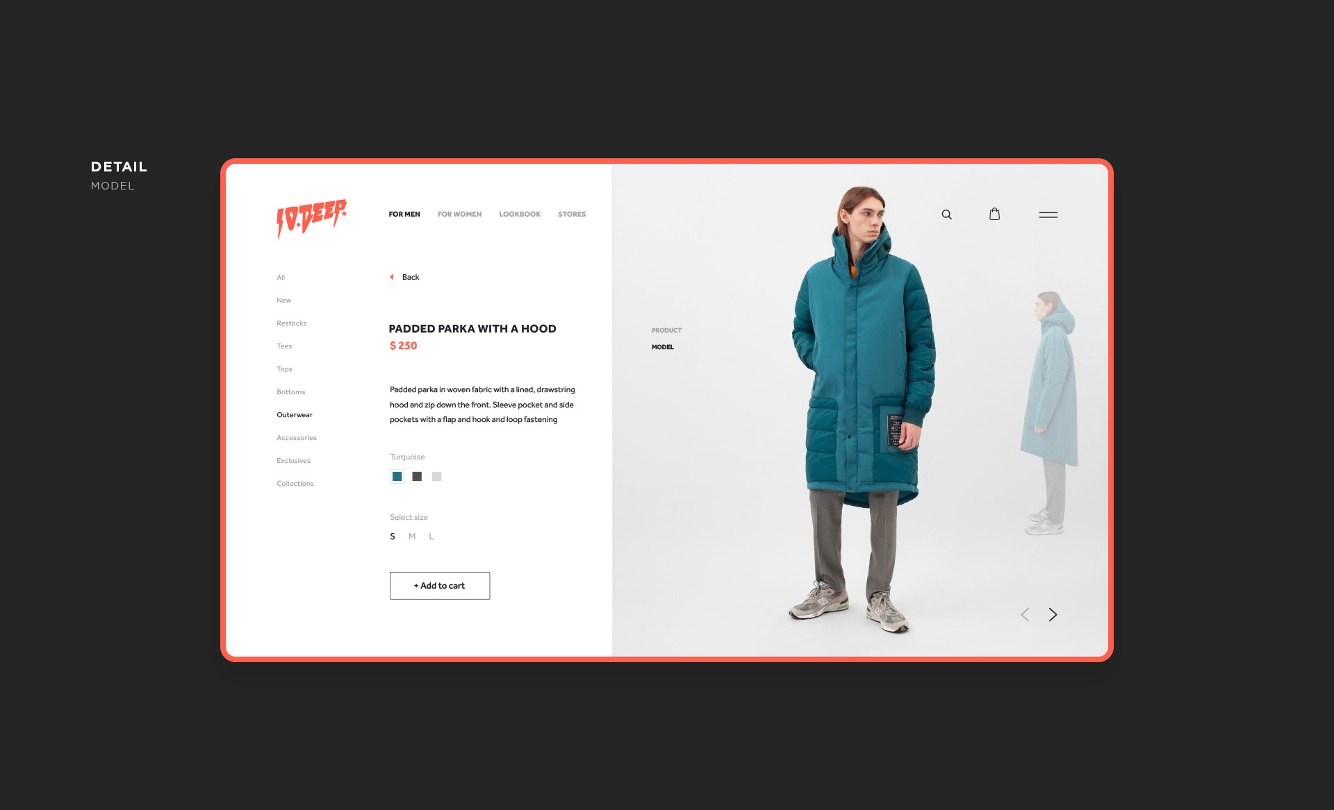 10.DEEP | redesign online shop — Изображение №7 — Интерфейсы, Брендинг, Анимация на Dprofile