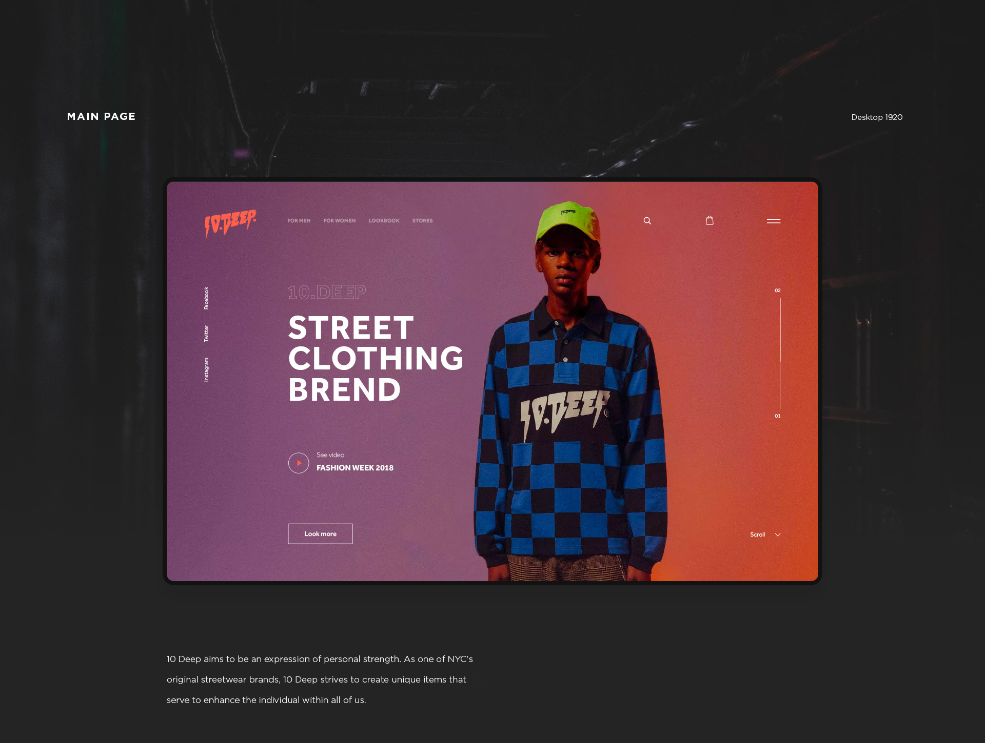 10.DEEP | redesign online shop — Изображение №3 — Интерфейсы, Брендинг, Анимация на Dprofile