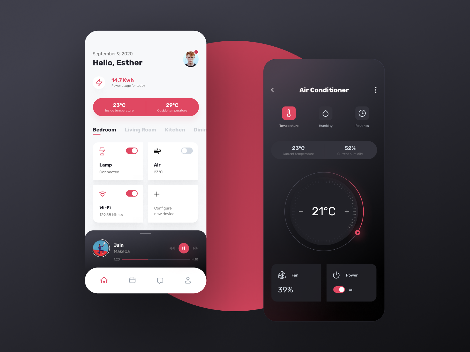 Smart home app — Изображение №1 — Интерфейсы, Брендинг, Графика на Dprofile