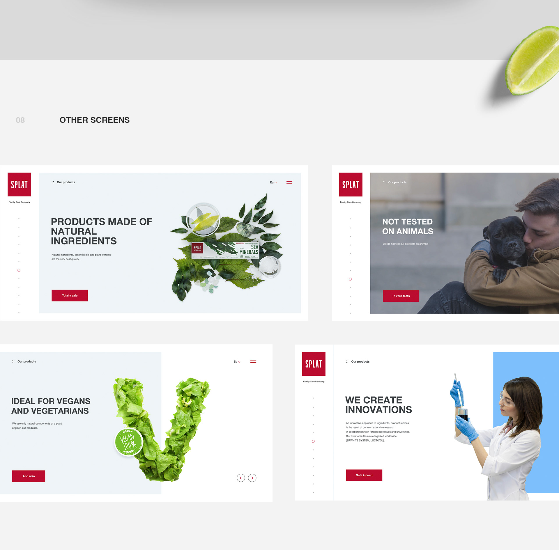 SPLAT / redesign website — Изображение №9 — Интерфейсы, Брендинг, Анимация на Dprofile