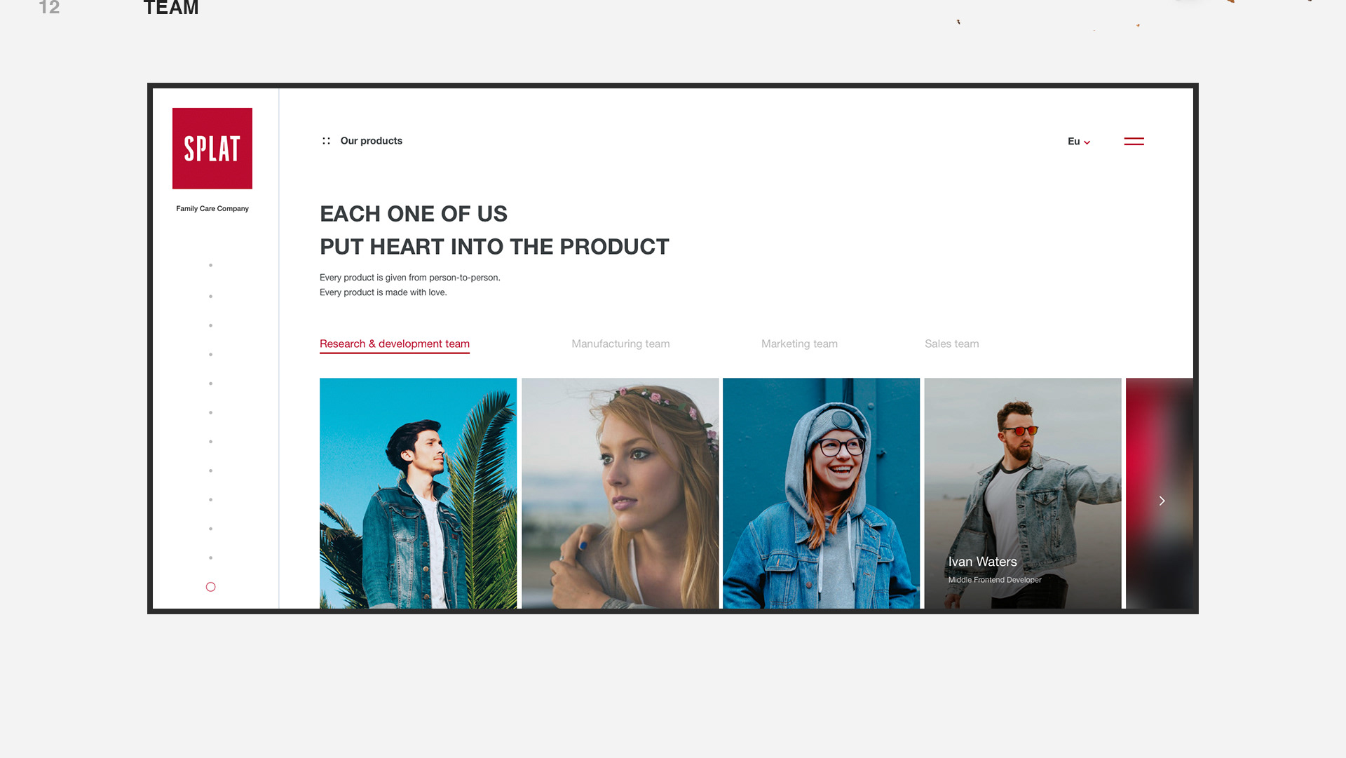 SPLAT / redesign website — Изображение №16 — Интерфейсы, Брендинг, Анимация на Dprofile