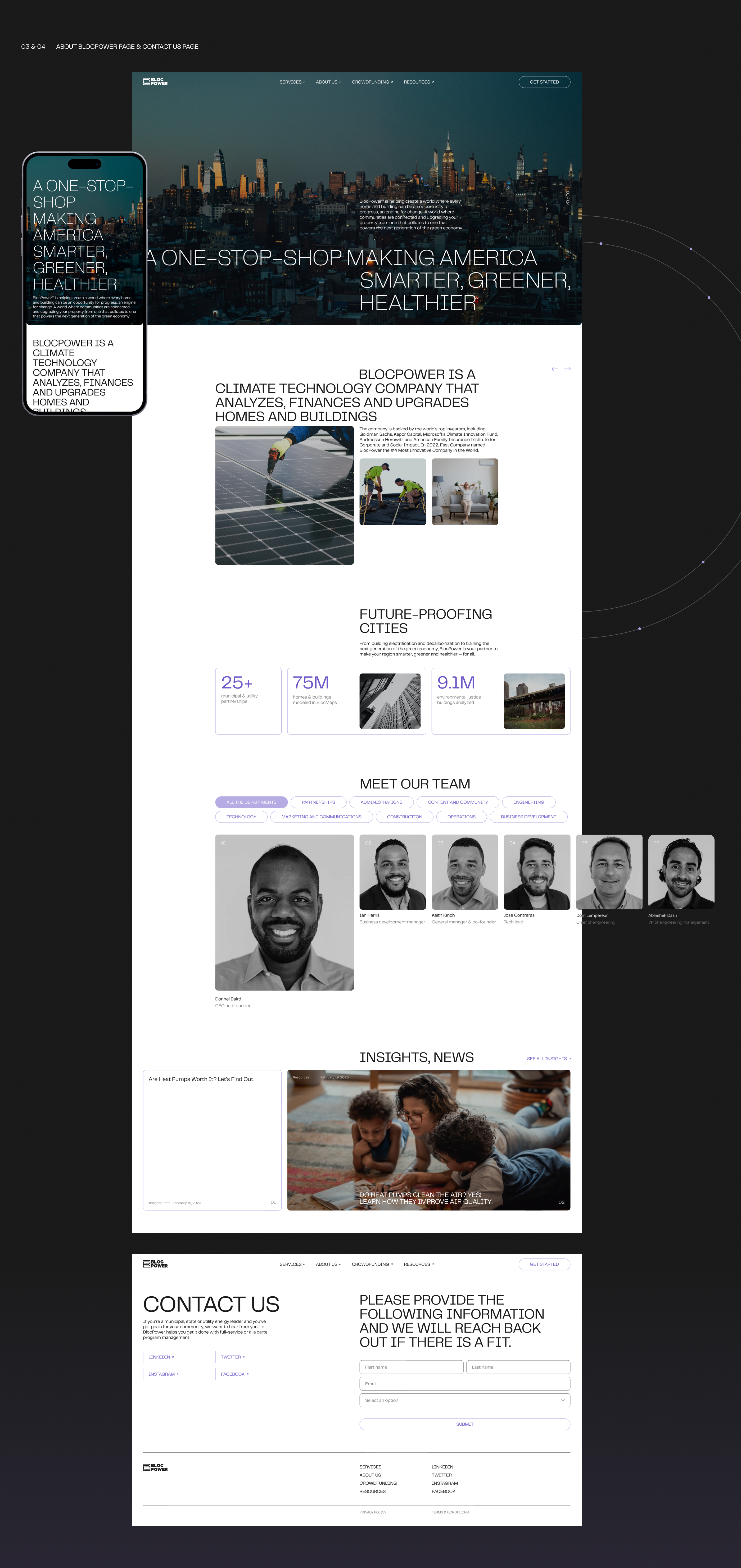 BlocPower Corporate Website Redesign — Изображение №7 — Интерфейсы на Dprofile