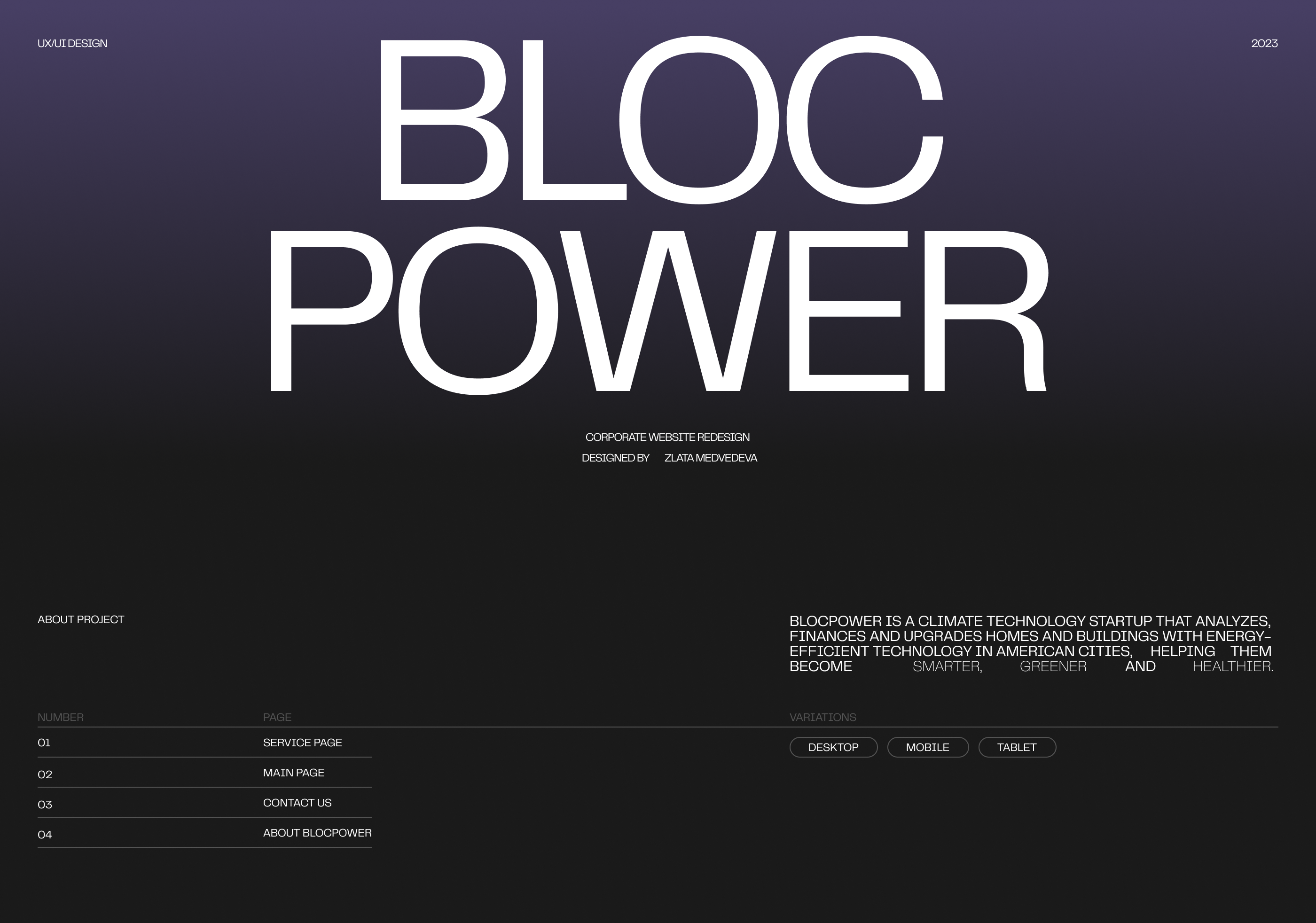 BlocPower Corporate Website Redesign — Изображение №1 — Интерфейсы на Dprofile
