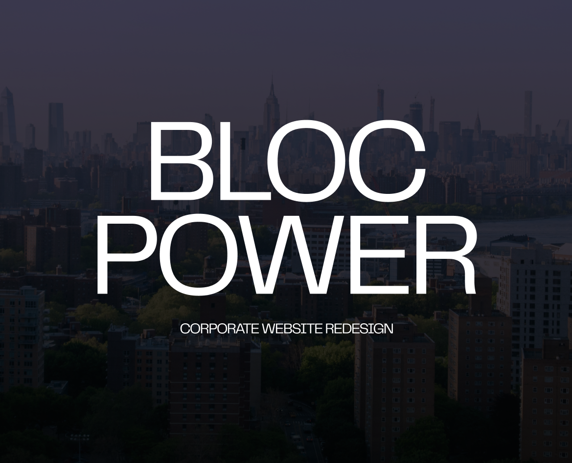 BlocPower Corporate Website Redesign — Интерфейсы на Dprofile