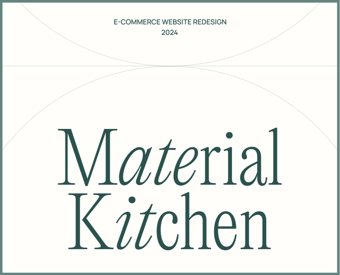 Material Kitchen E-commerce Website Redesign — Интерфейсы на Dprofile