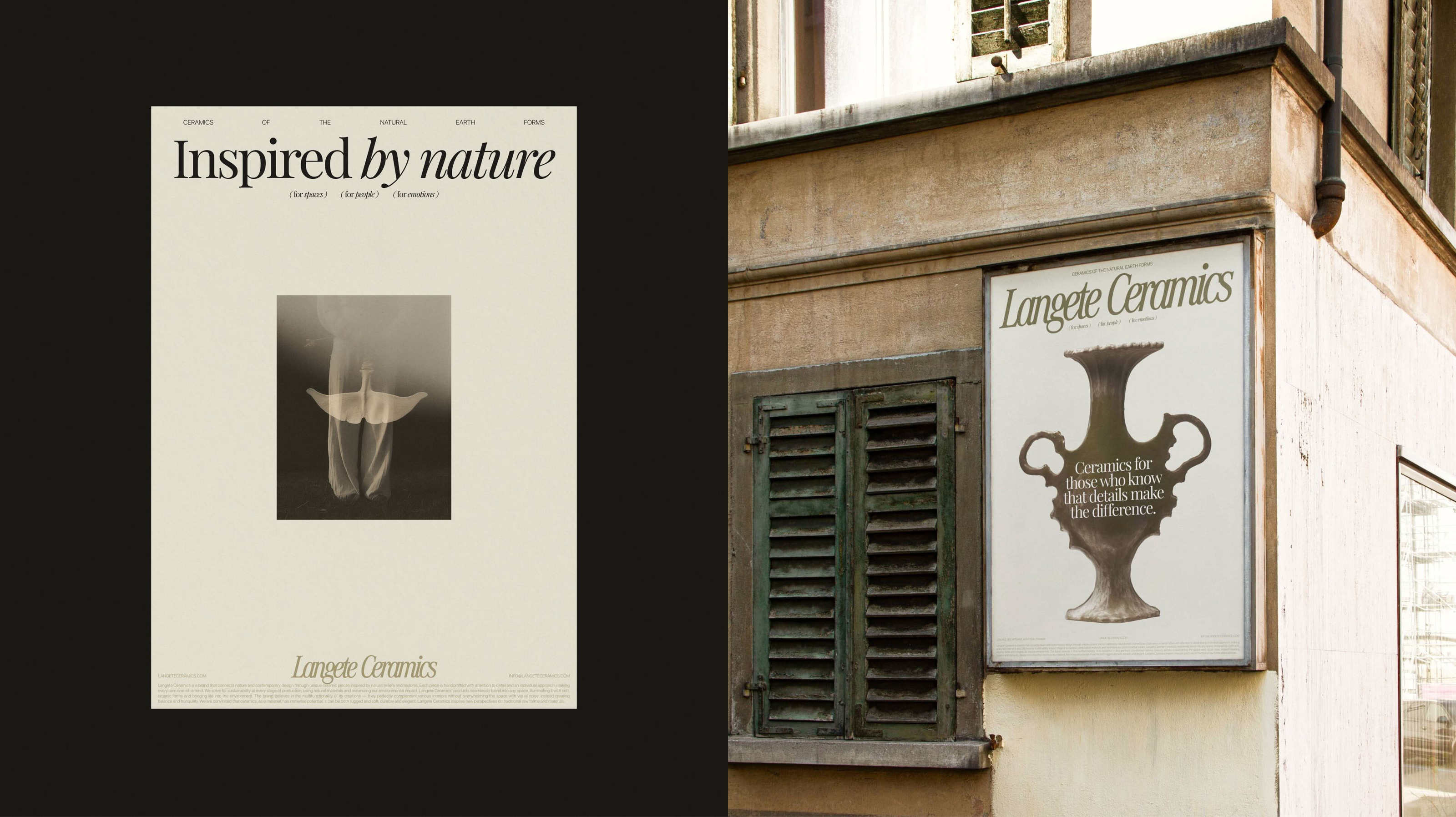 LANGETE CERAMICS | Brand identity & Web Design & Ai — Изображение №16 — Брендинг, Графика на Dprofile