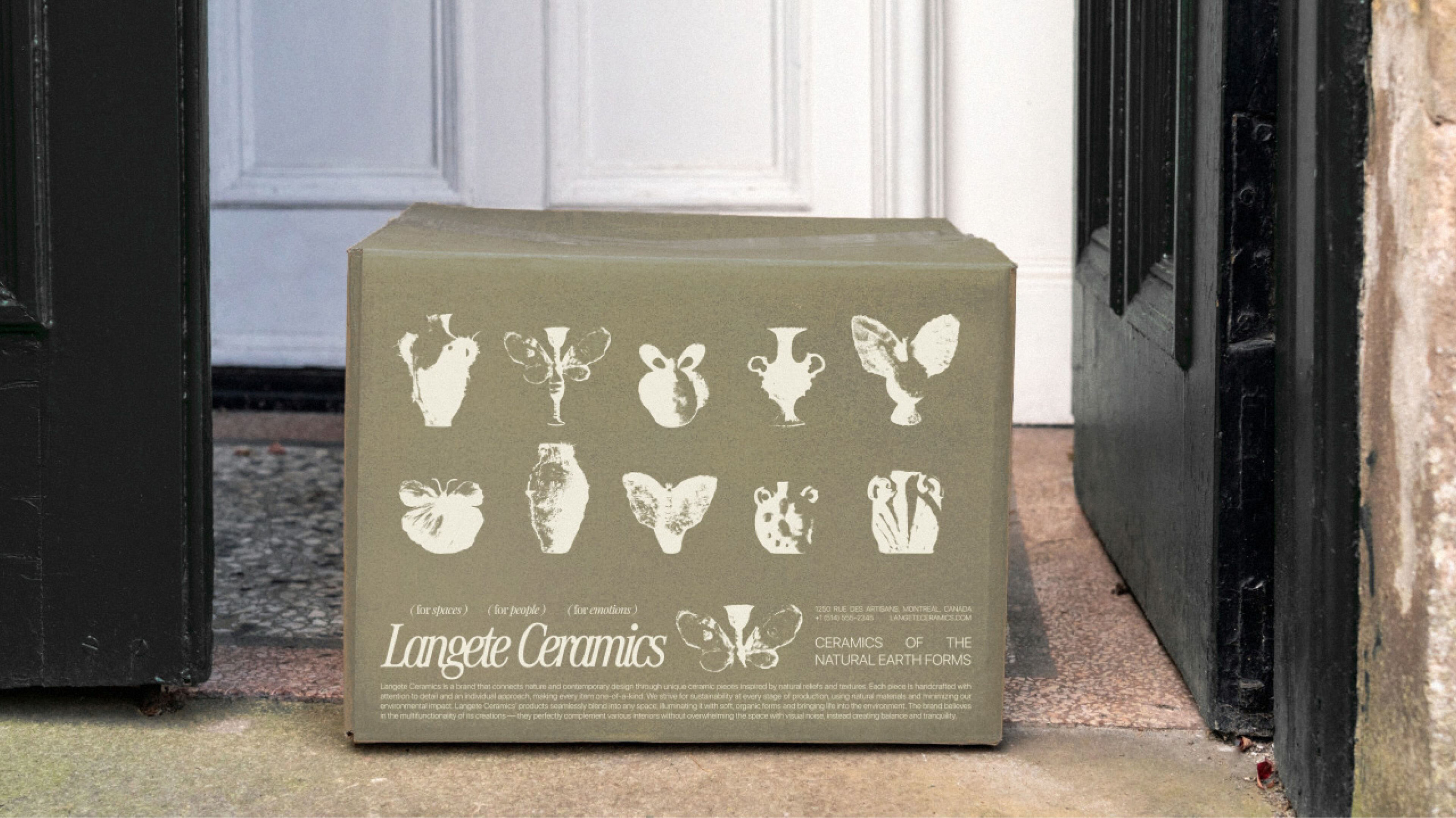 LANGETE CERAMICS | Brand identity & Web Design & Ai — Изображение №15 — Брендинг, Графика на Dprofile