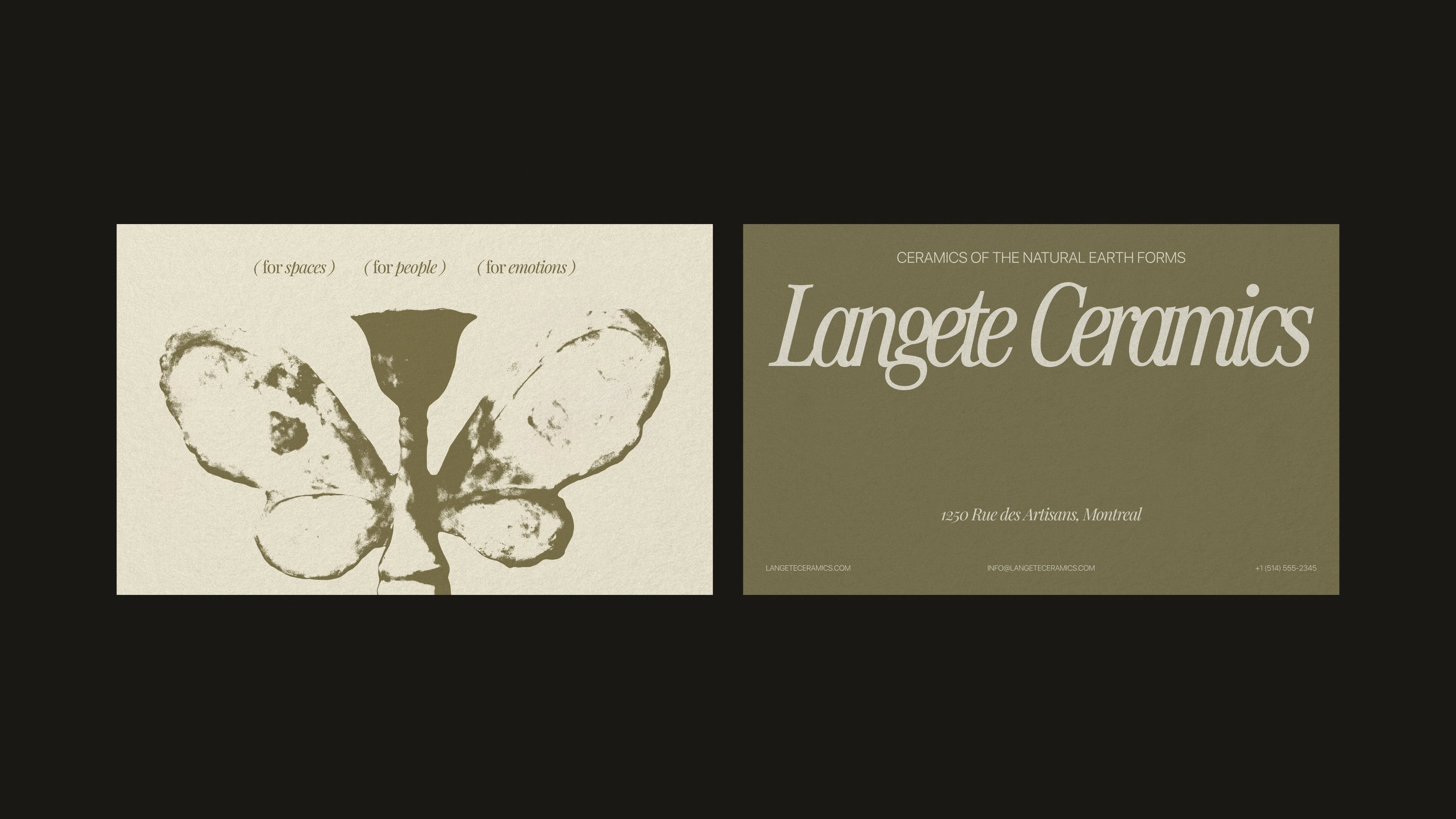 LANGETE CERAMICS | Brand identity & Web Design & Ai — Изображение №3 — Брендинг, Графика на Dprofile