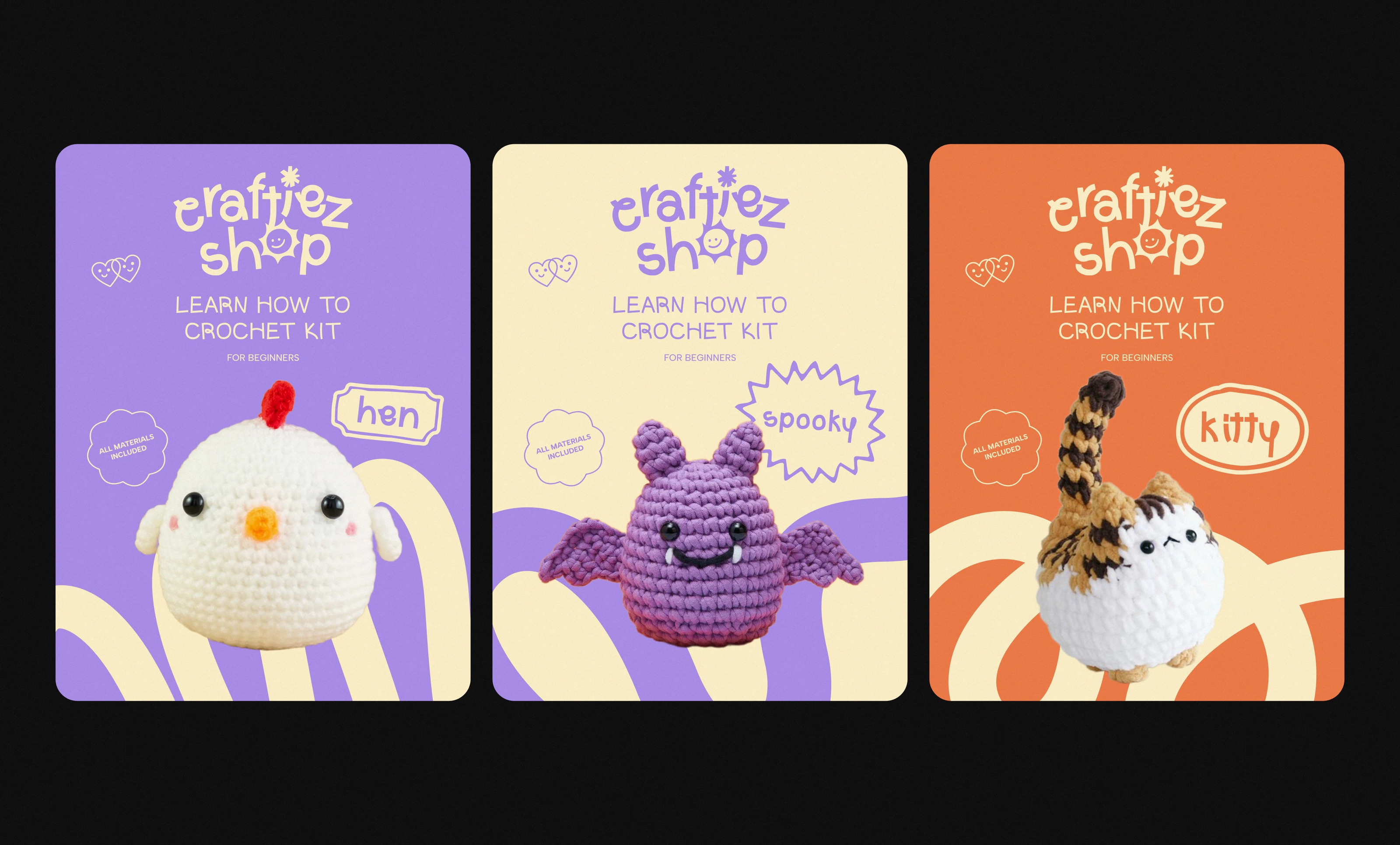 CRAFTIEZ SHOP | Brand identity & Shopify e-commerce — Изображение №5 — Интерфейсы, Брендинг на Dprofile