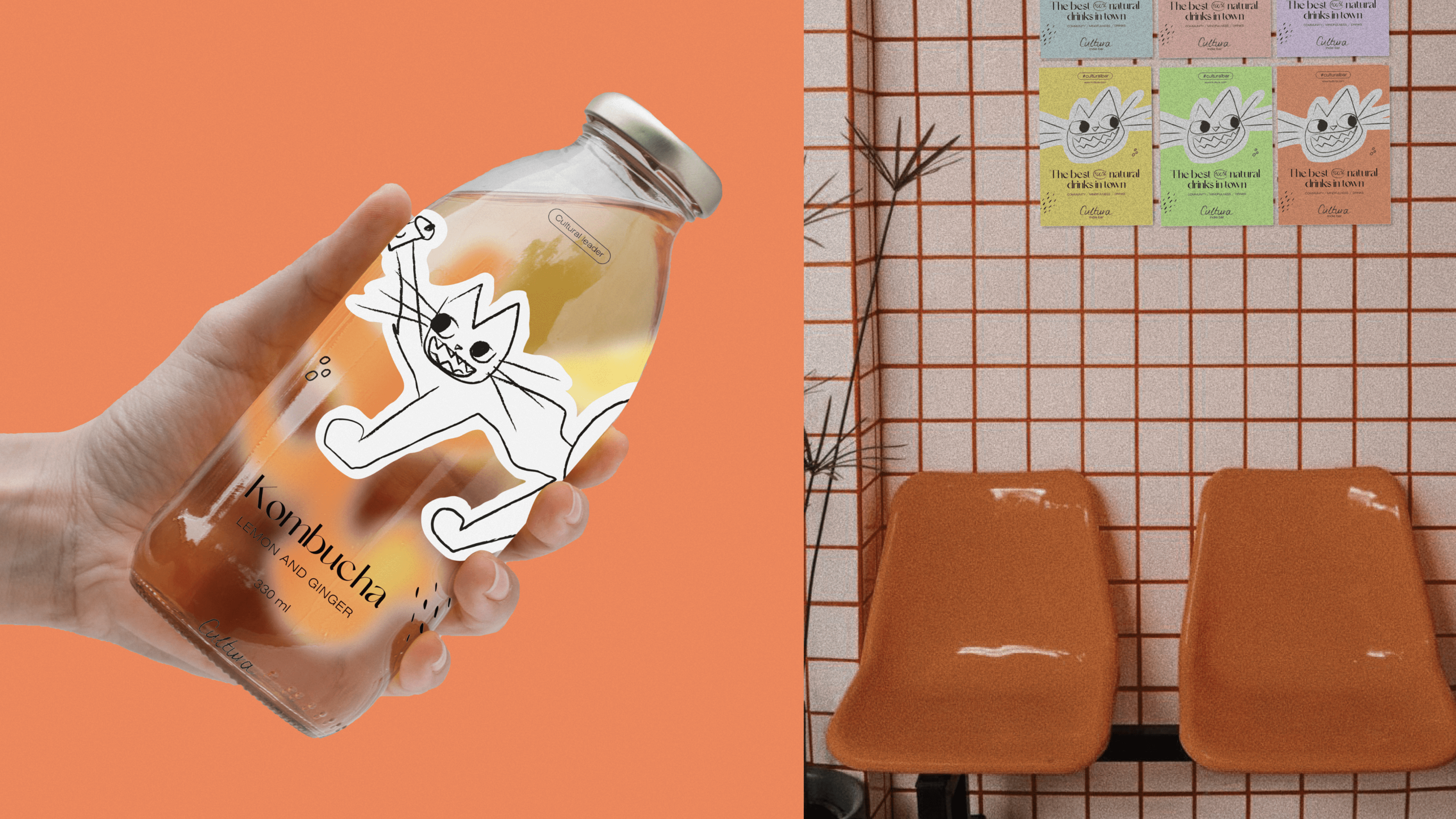 CULTURA BAR | Brand identity design — Изображение №12 — Брендинг на Dprofile