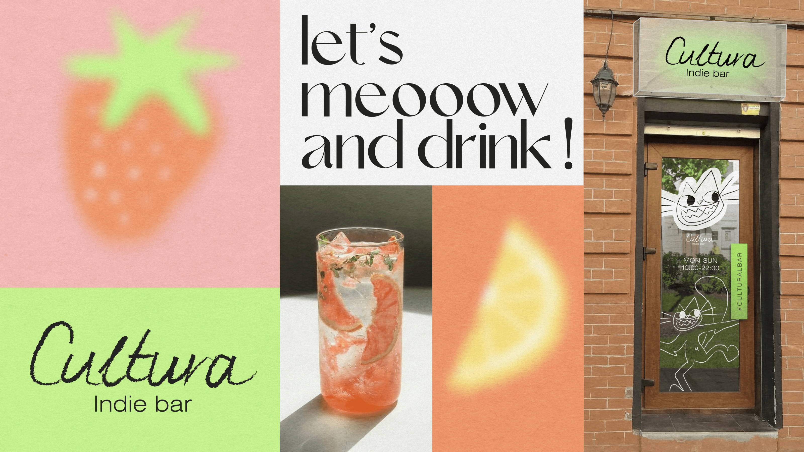 CULTURA BAR | Brand identity design — Изображение №15 — Брендинг на Dprofile